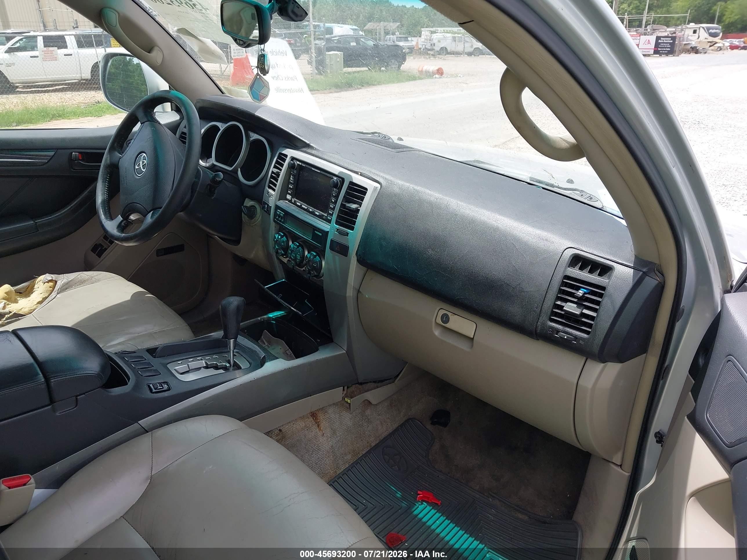 2003 Toyota 4runner Limited V6 Silver vin: JTEZU17R530001764