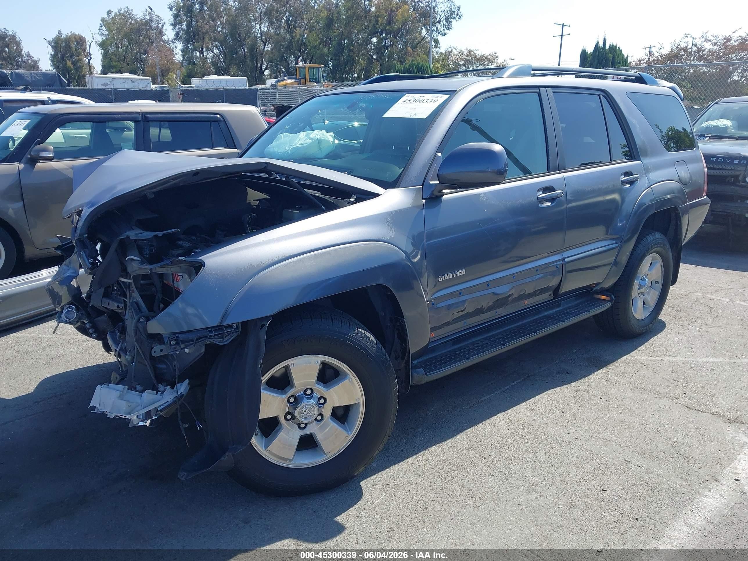 2005 Toyota 4runner Limited V6 Gray vin: JTEZU17R550053964