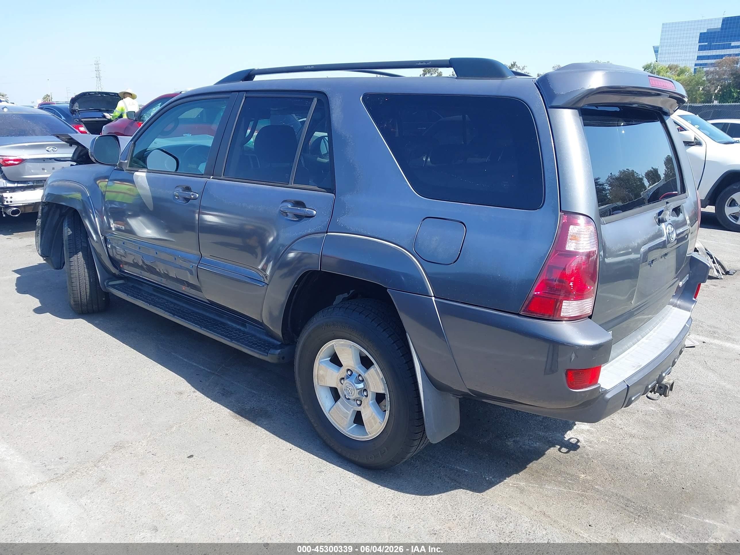 2005 Toyota 4runner Limited V6 Gray vin: JTEZU17R550053964