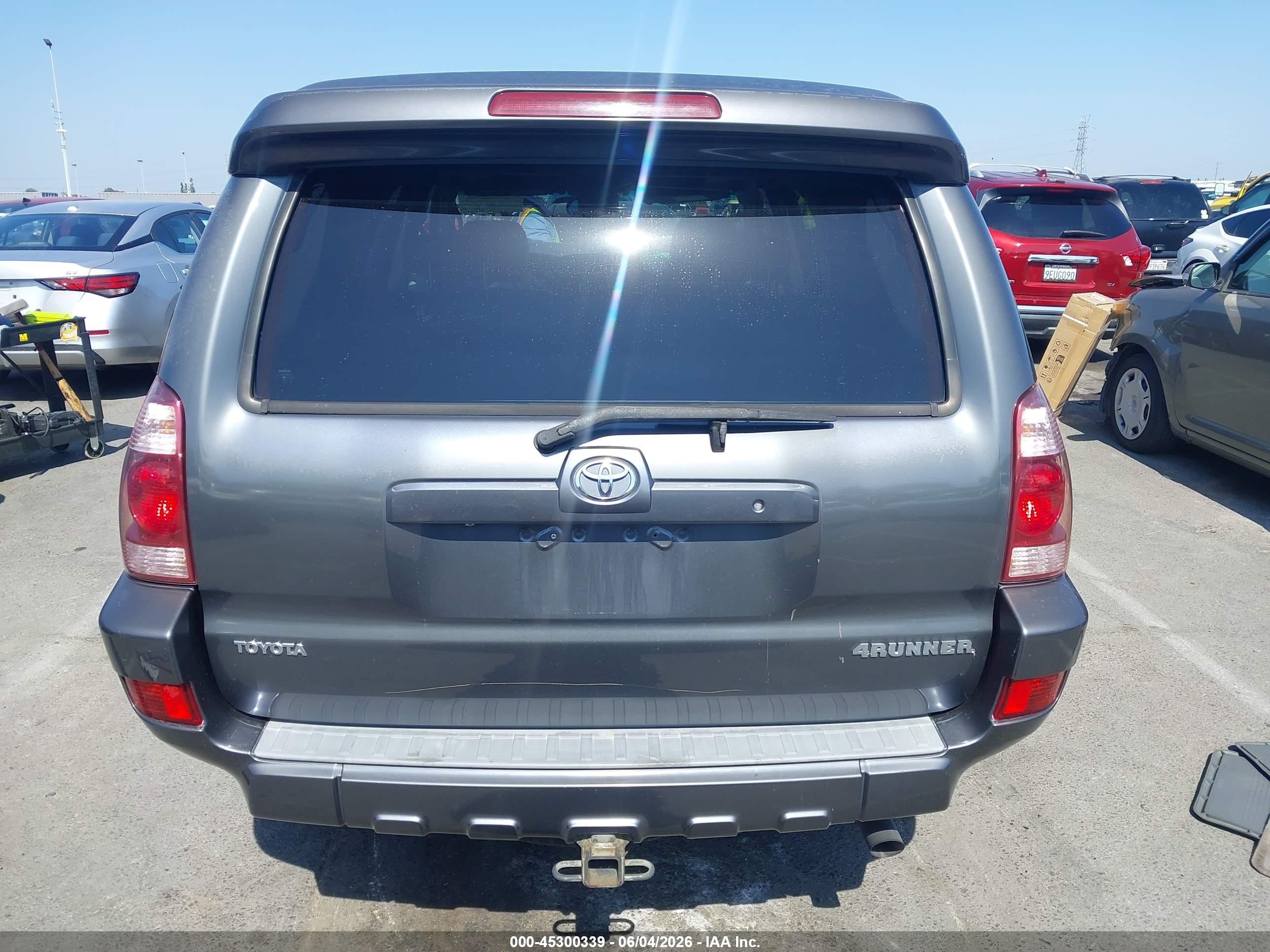 2005 Toyota 4runner Limited V6 Gray vin: JTEZU17R550053964