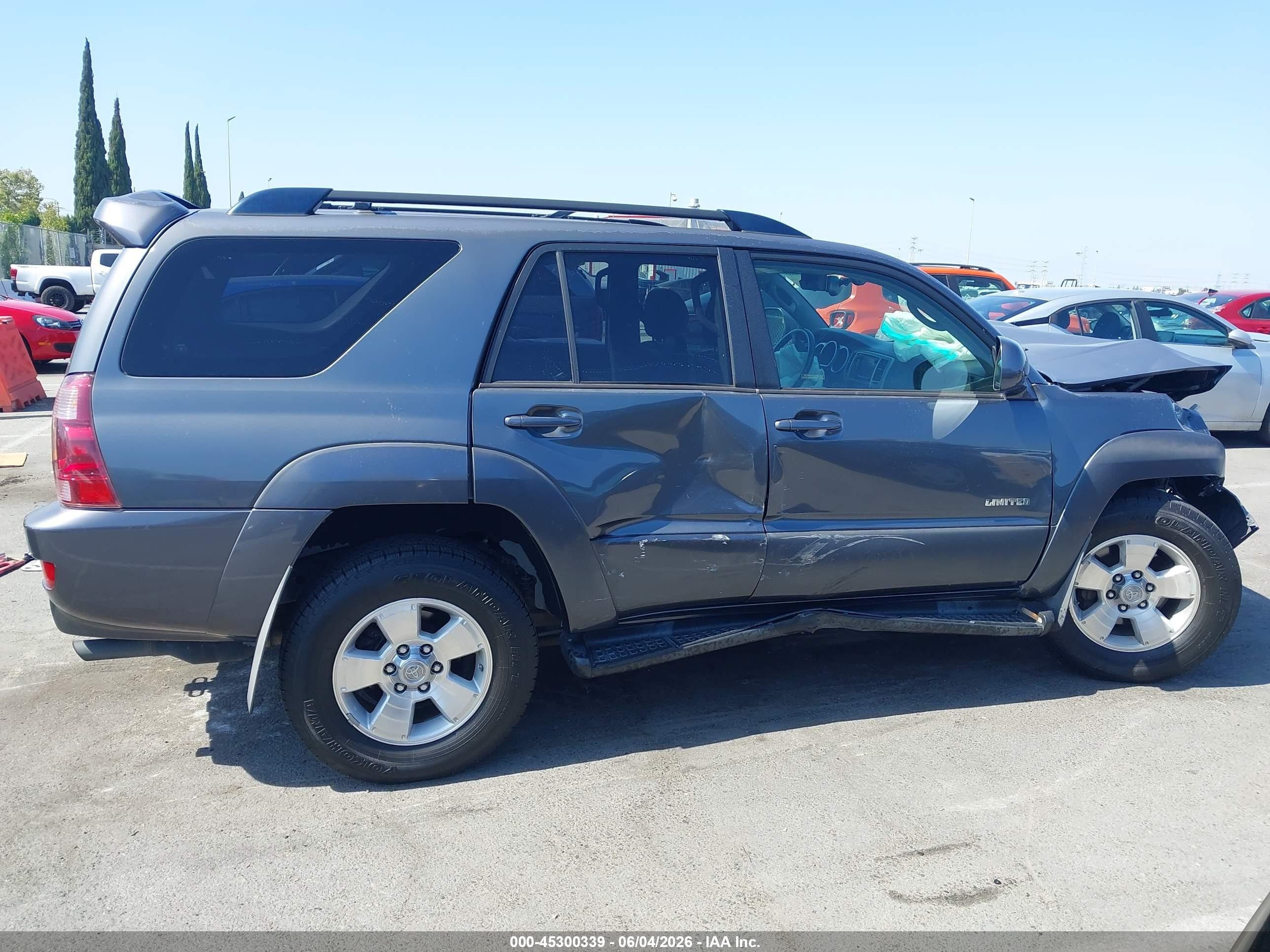 2005 Toyota 4runner Limited V6 Gray vin: JTEZU17R550053964