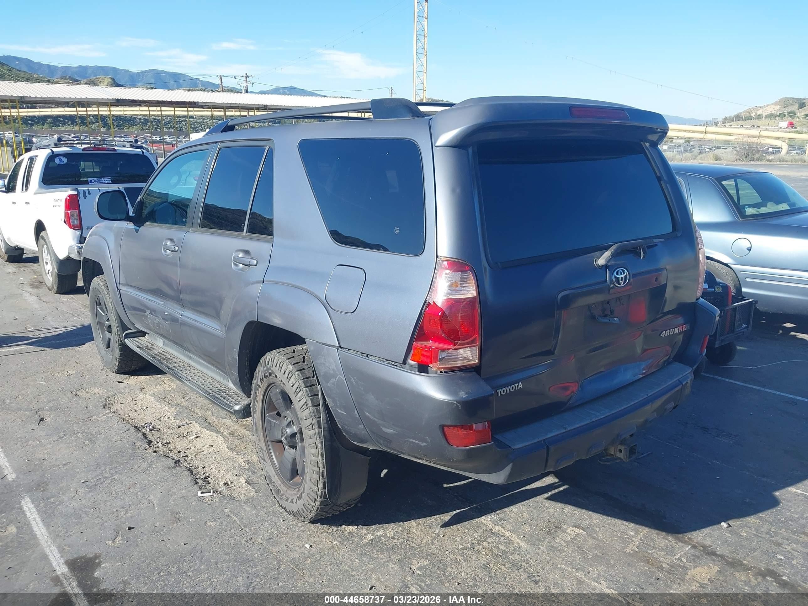 2005 Toyota 4runner Limited V6 Gray vin: JTEZU17R650051477