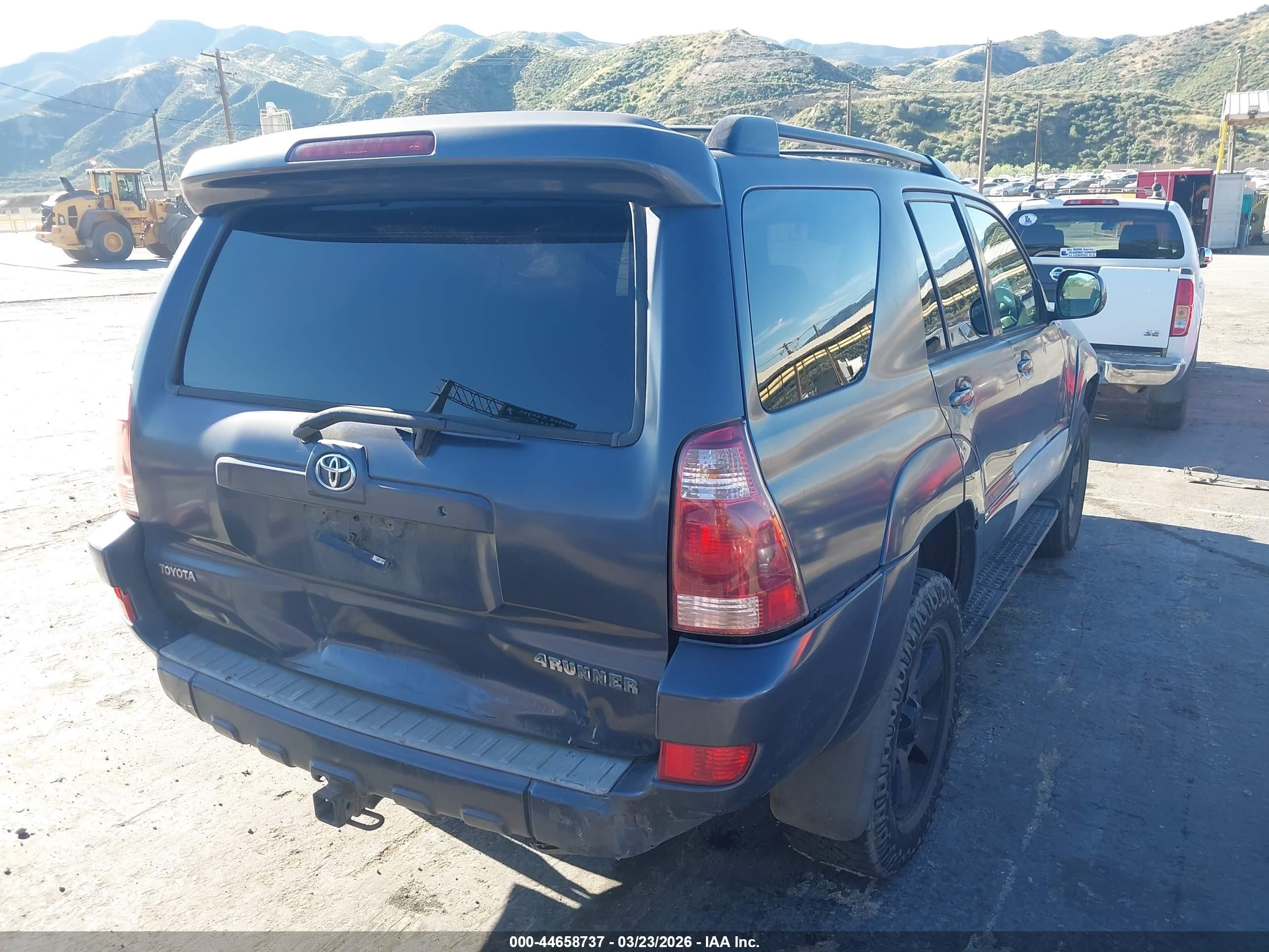 2005 Toyota 4runner Limited V6 Gray vin: JTEZU17R650051477