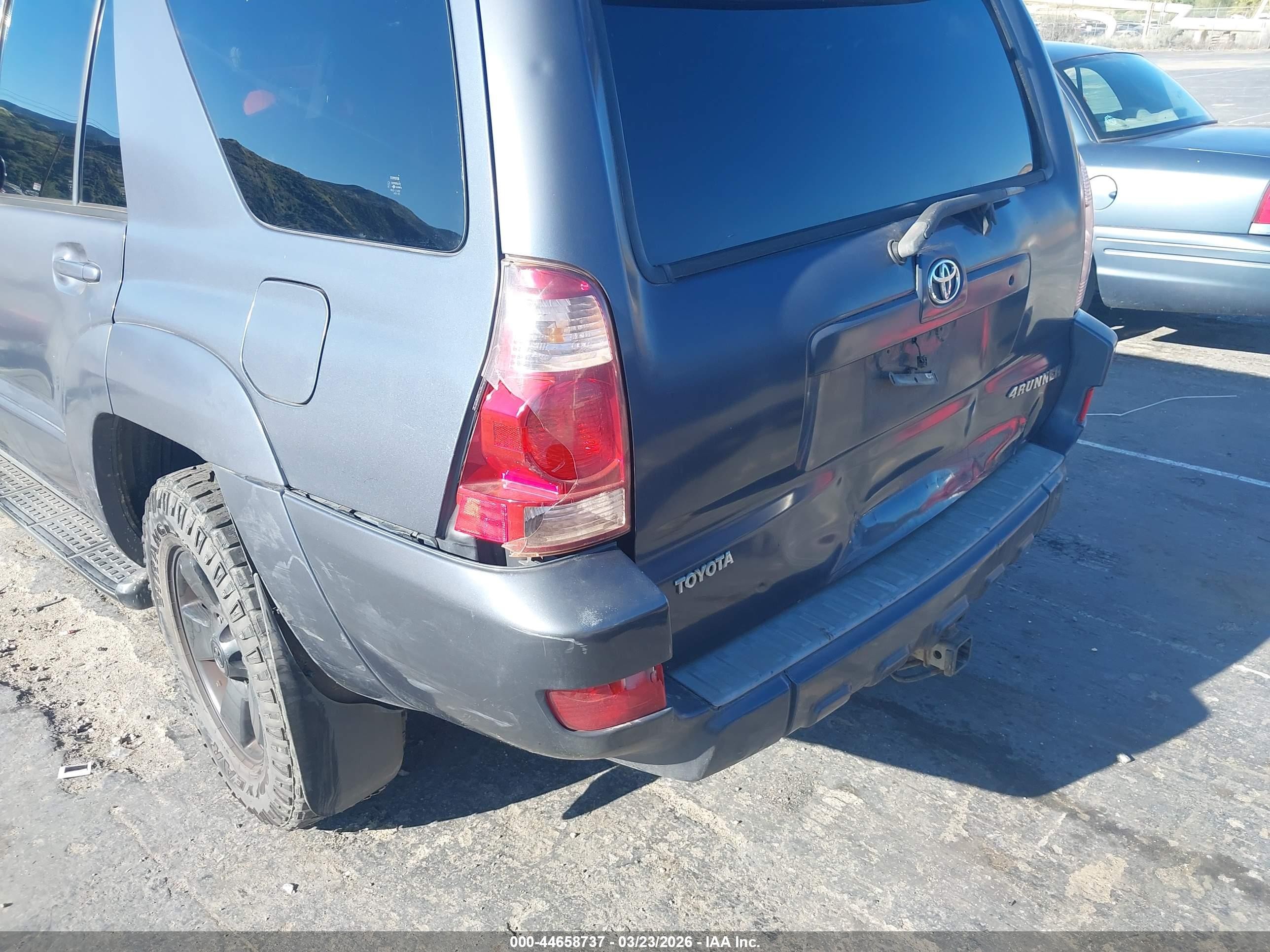 2005 Toyota 4runner Limited V6 Gray vin: JTEZU17R650051477