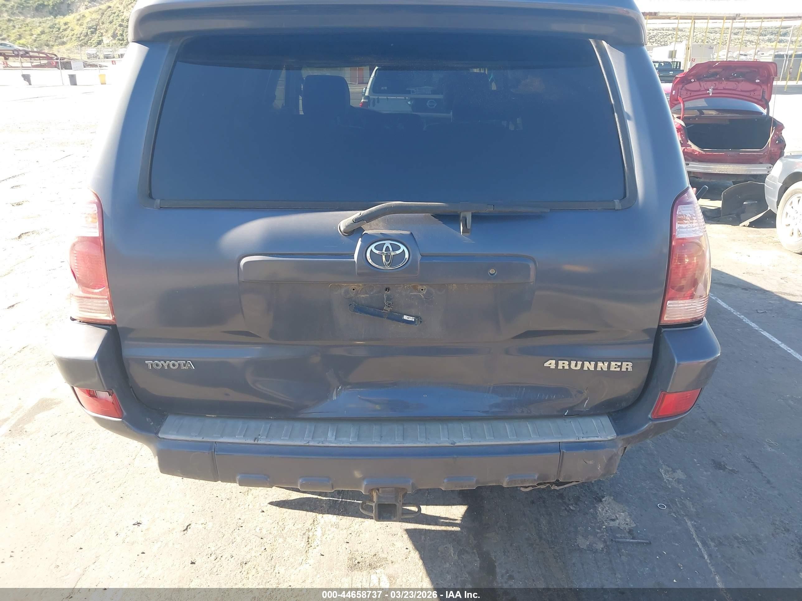 2005 Toyota 4runner Limited V6 Gray vin: JTEZU17R650051477