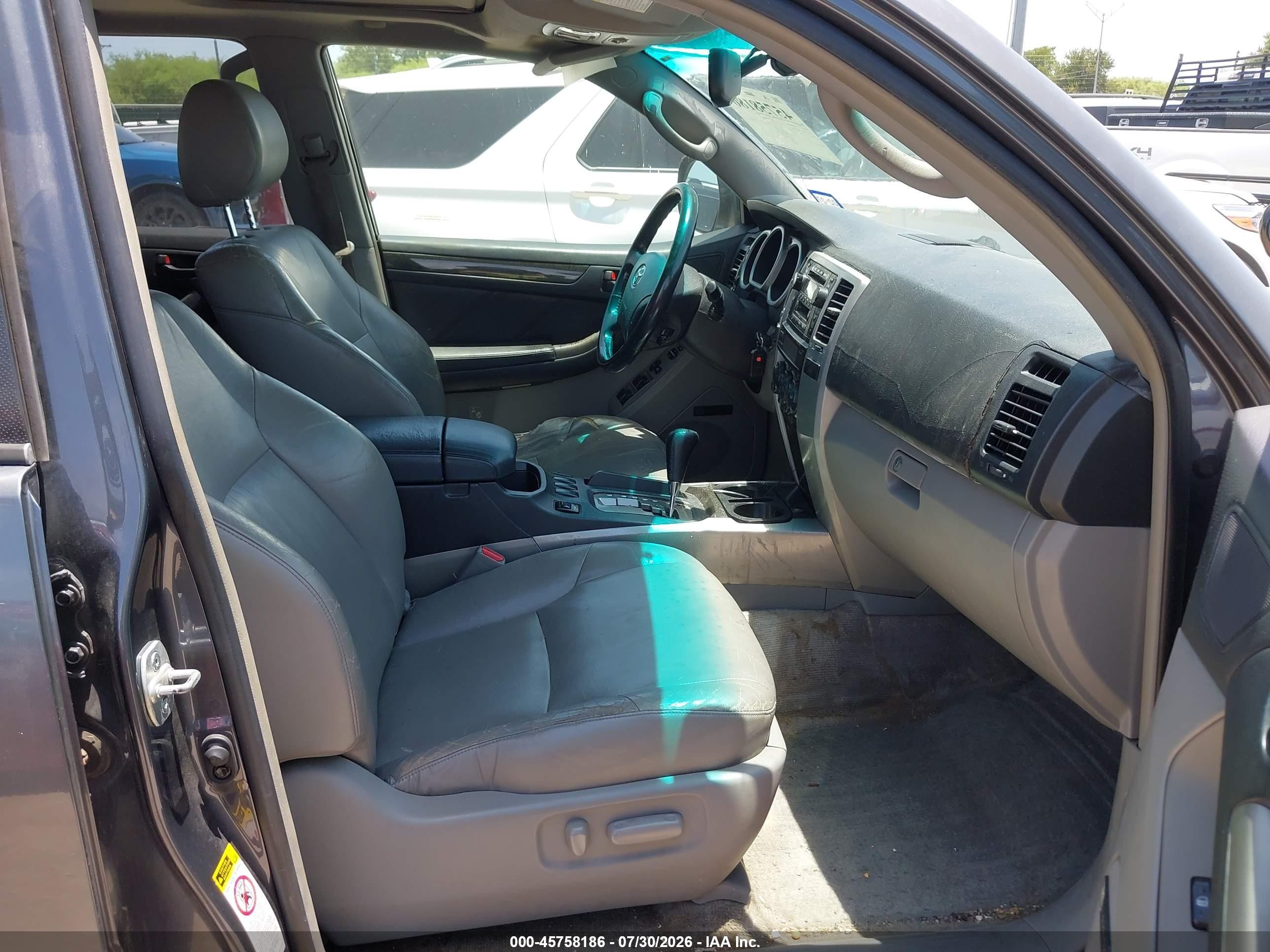 2003 Toyota 4runner Limited V6 Gray vin: JTEZU17R738005672
