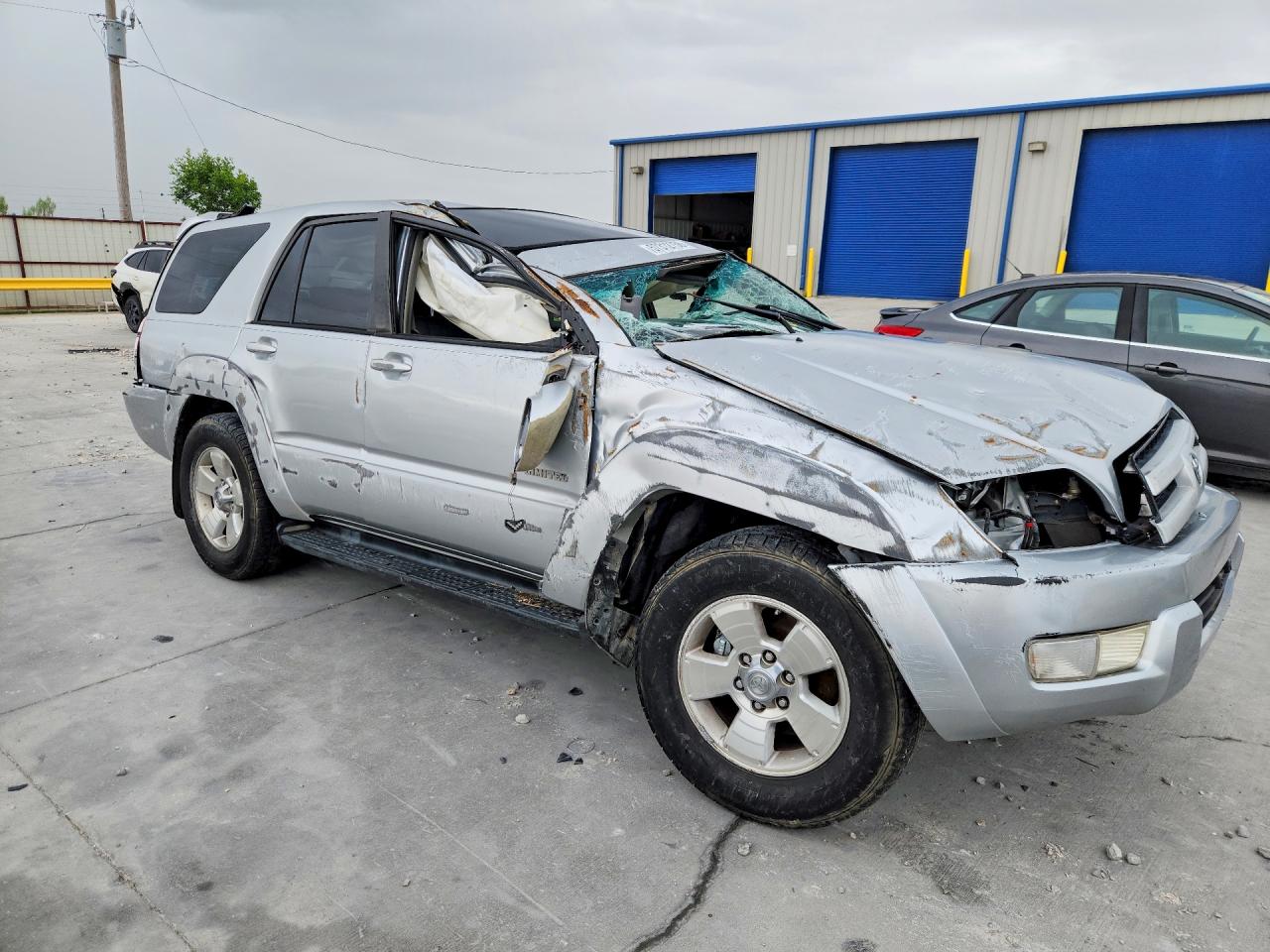 2005 Toyota 4runner Limited Silver vin: JTEZU17R858027019