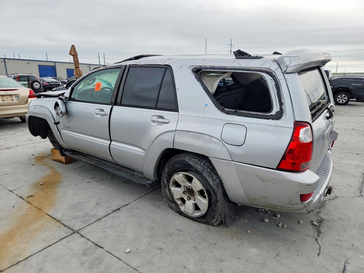 2005 Toyota 4runner Limited Silver vin: JTEZU17R858027019