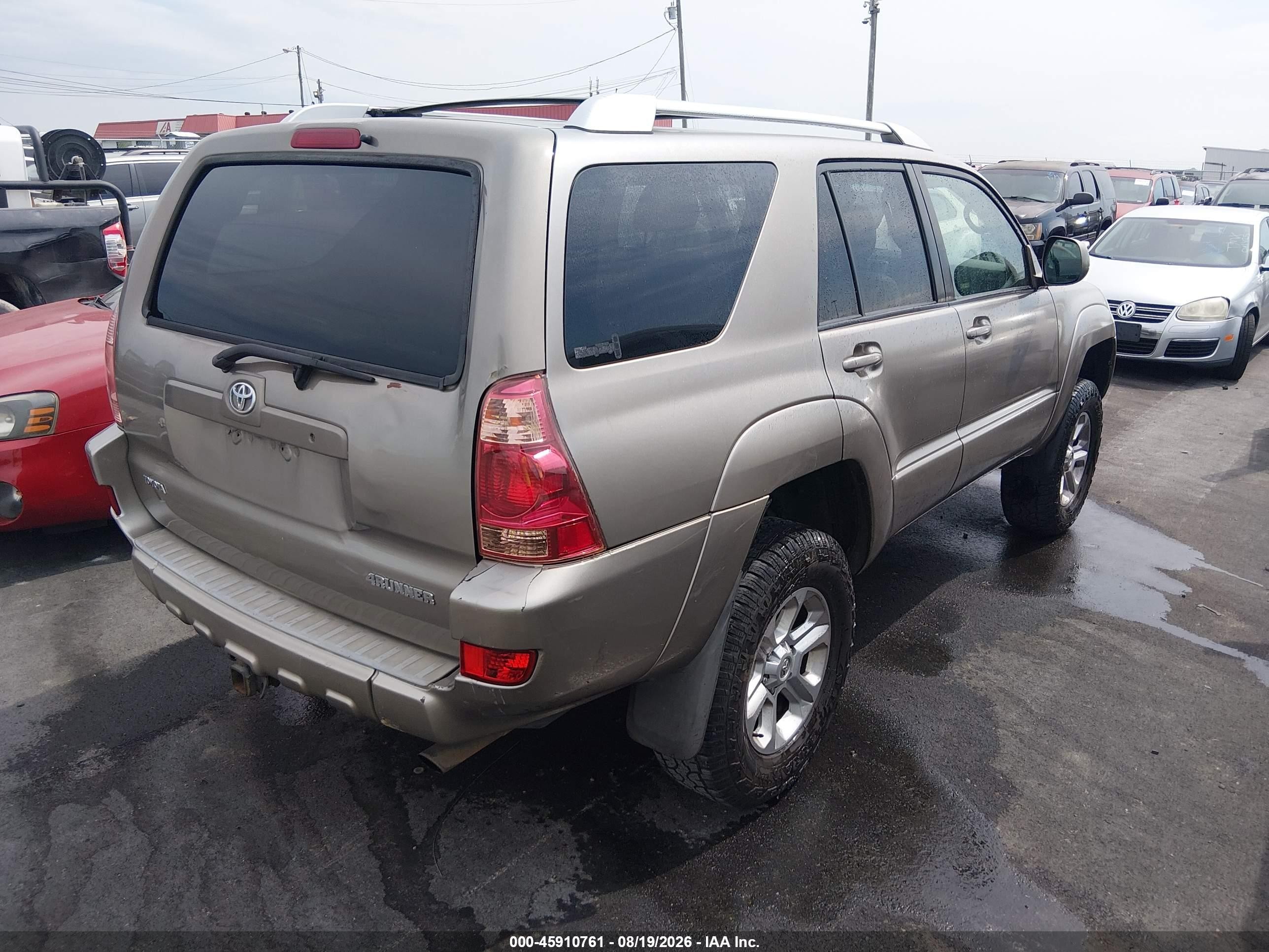 2003 Toyota 4runner Limited V6 Gold vin: JTEZU17RX30004353