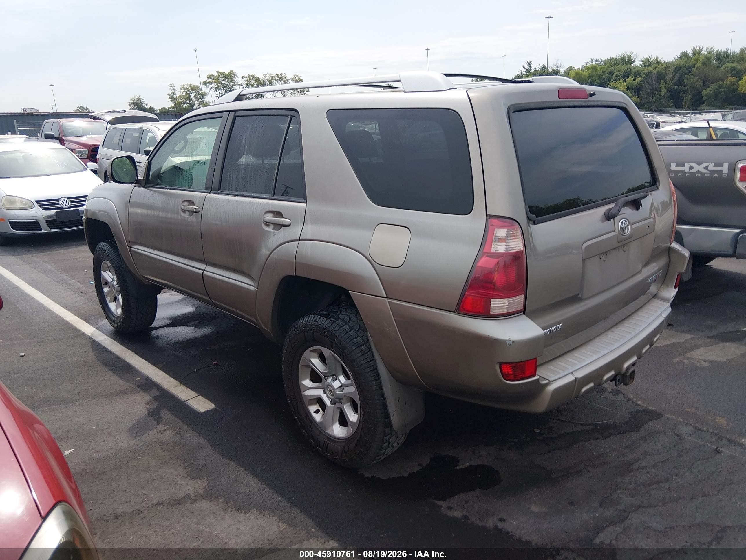 2003 Toyota 4runner Limited V6 Gold vin: JTEZU17RX30004353