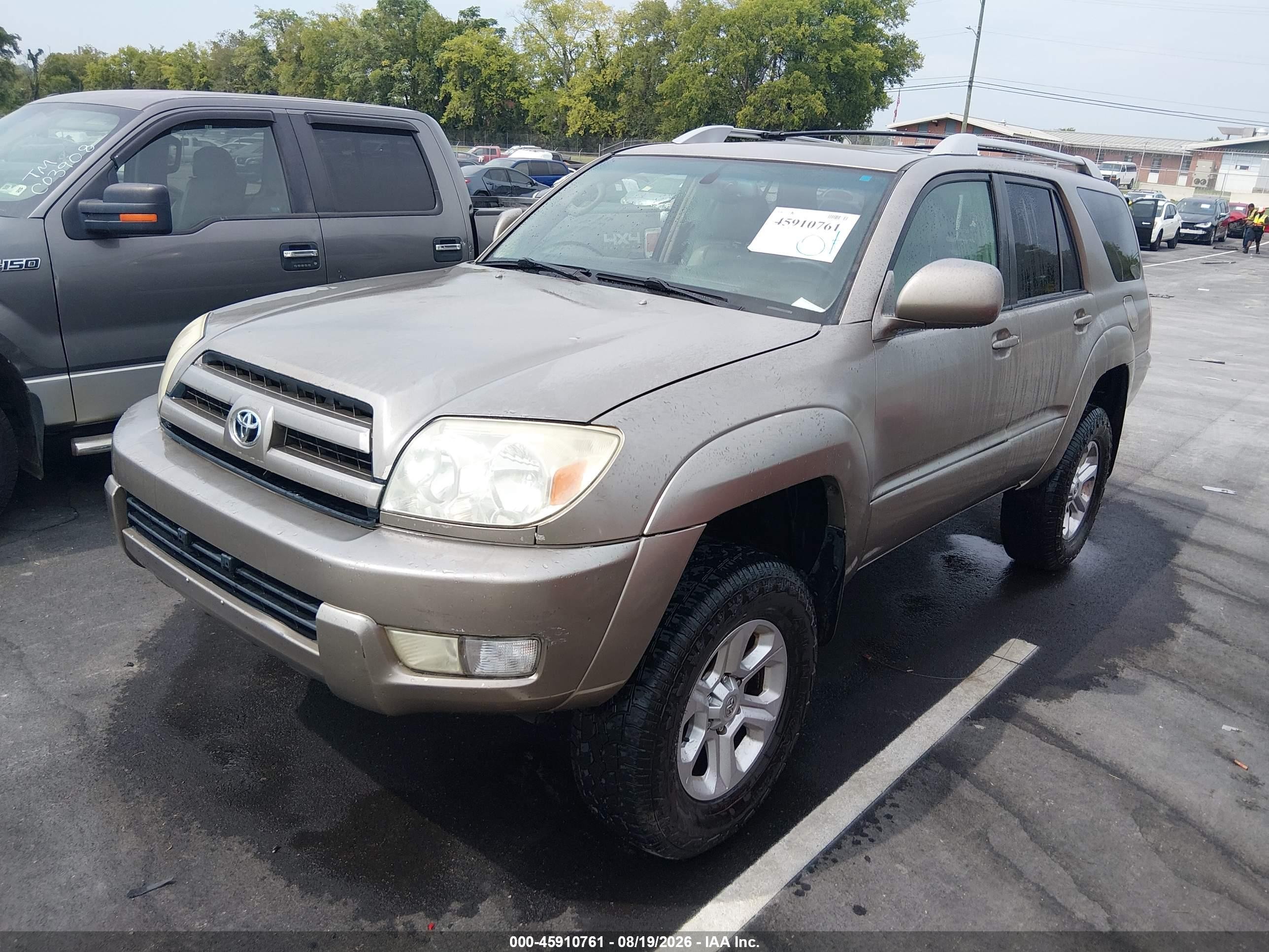 2003 Toyota 4runner Limited V6 Gold vin: JTEZU17RX30004353