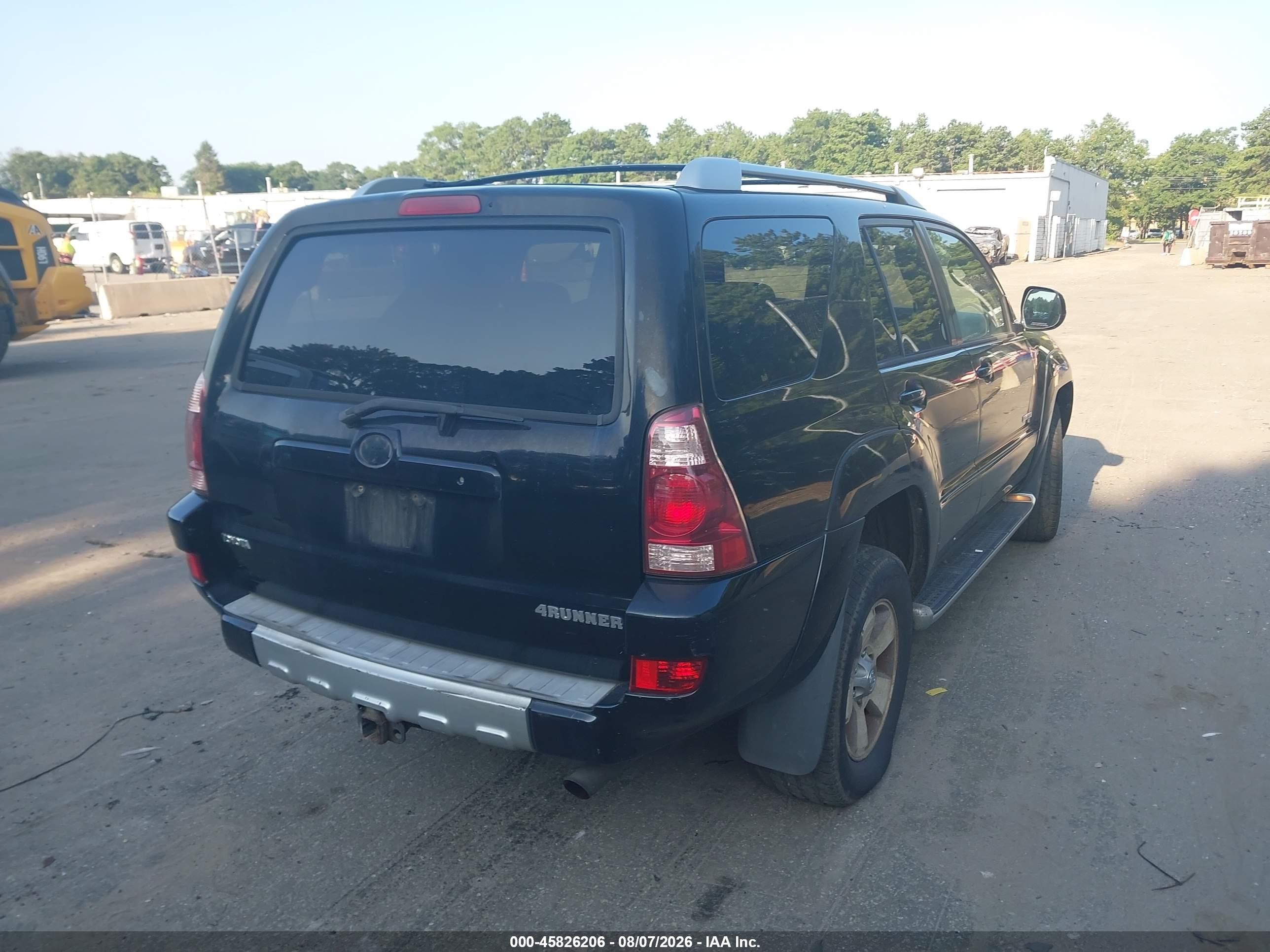 2003 Toyota 4runner Limited V6 Black vin: JTEZU17RX30006426