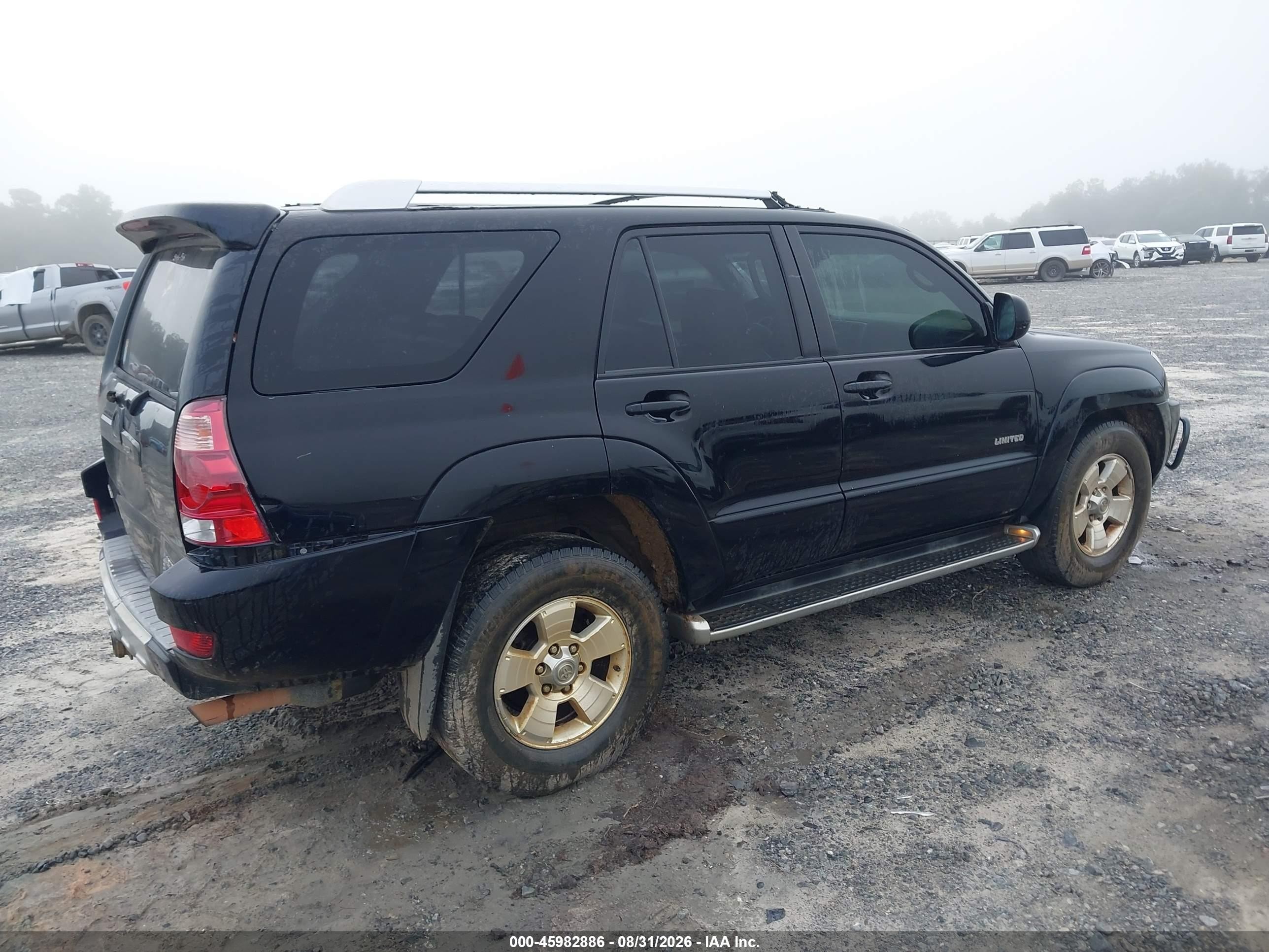 2003 Toyota 4runner Limited V6 Black vin: JTEZU17RX30008399