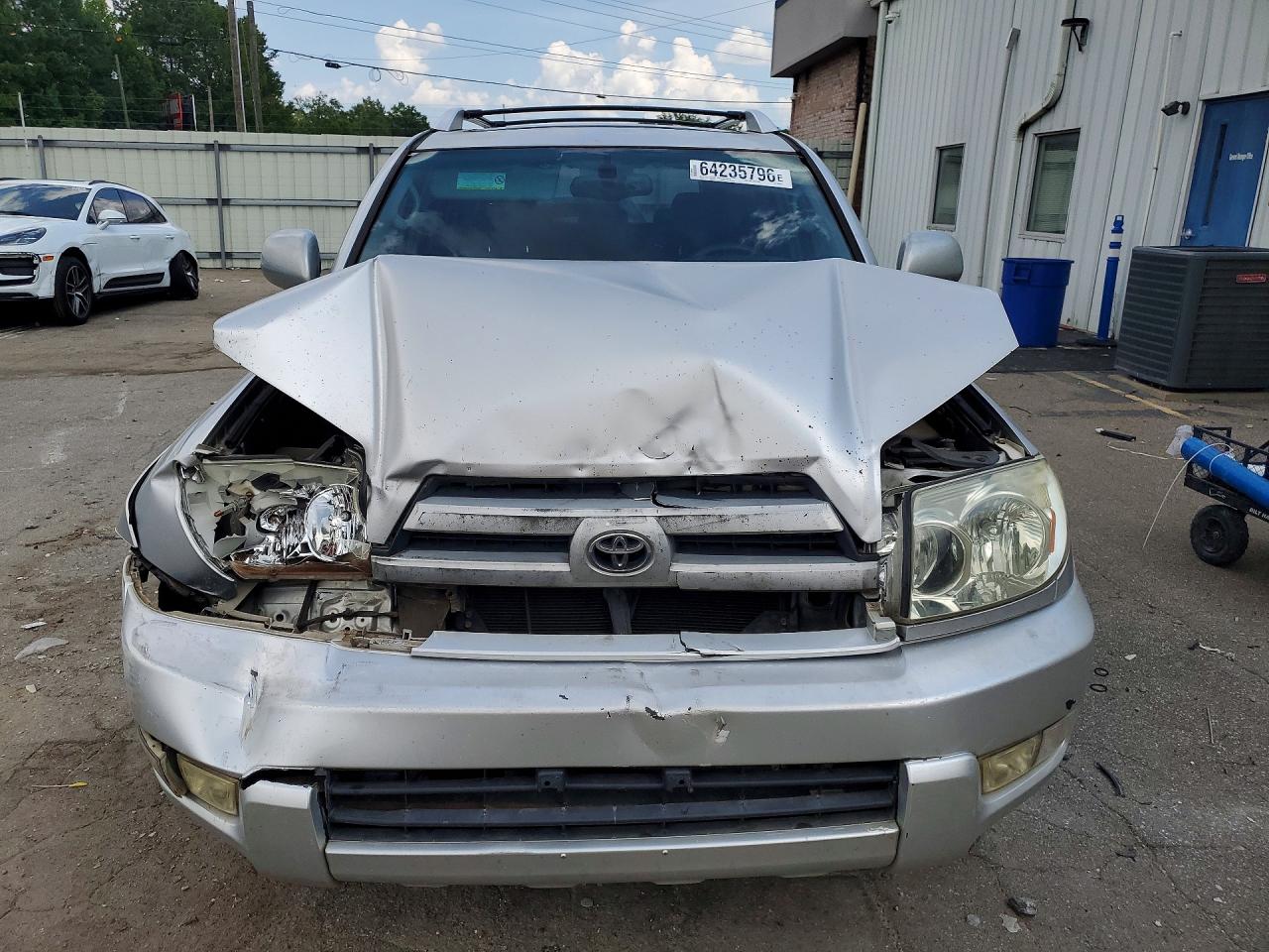 2003 Toyota 4runner Limited Silver vin: JTEZU17RX30009519