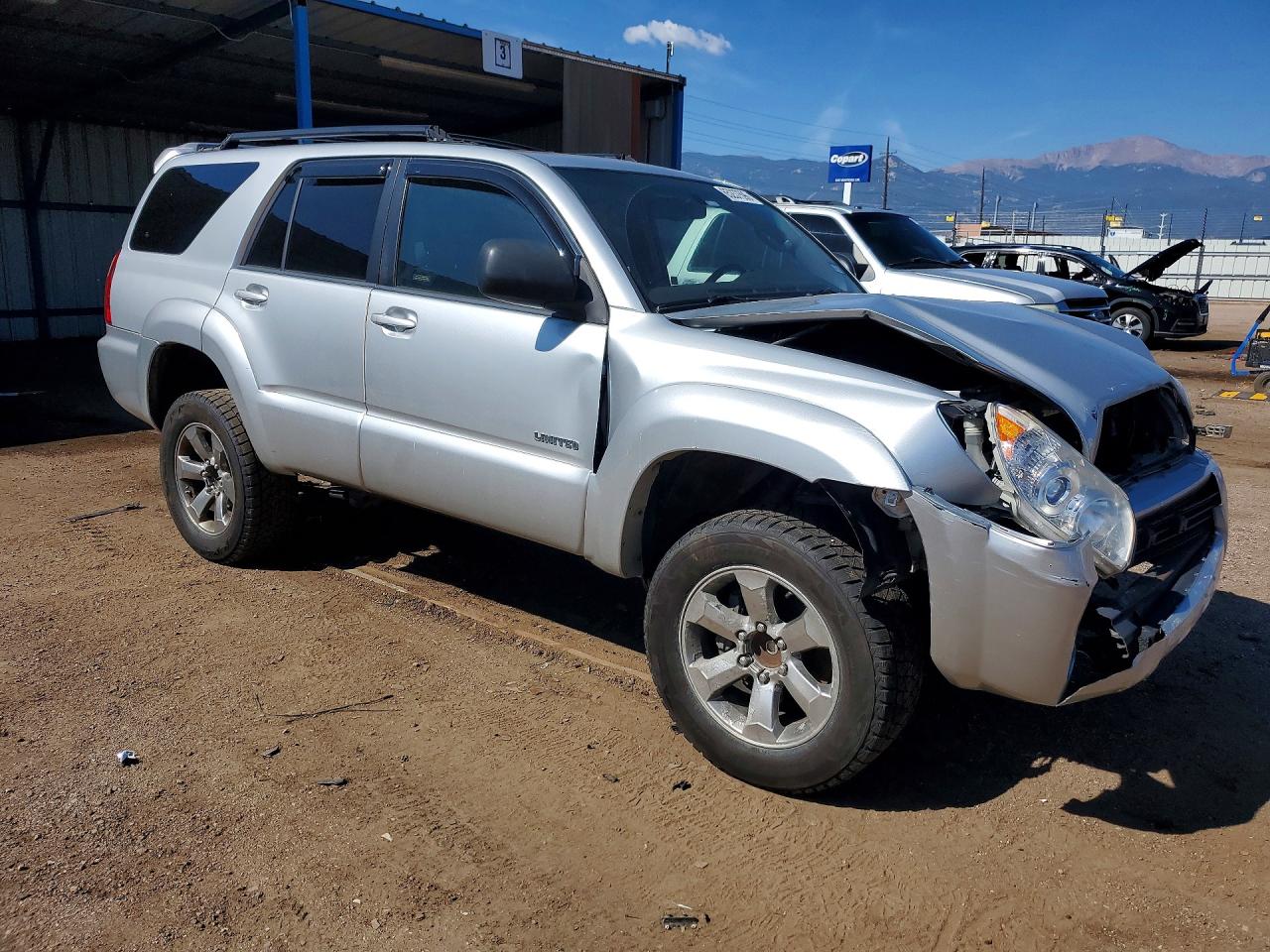2007 Toyota 4runner Limited Silver vin: JTEZU17RX70087756