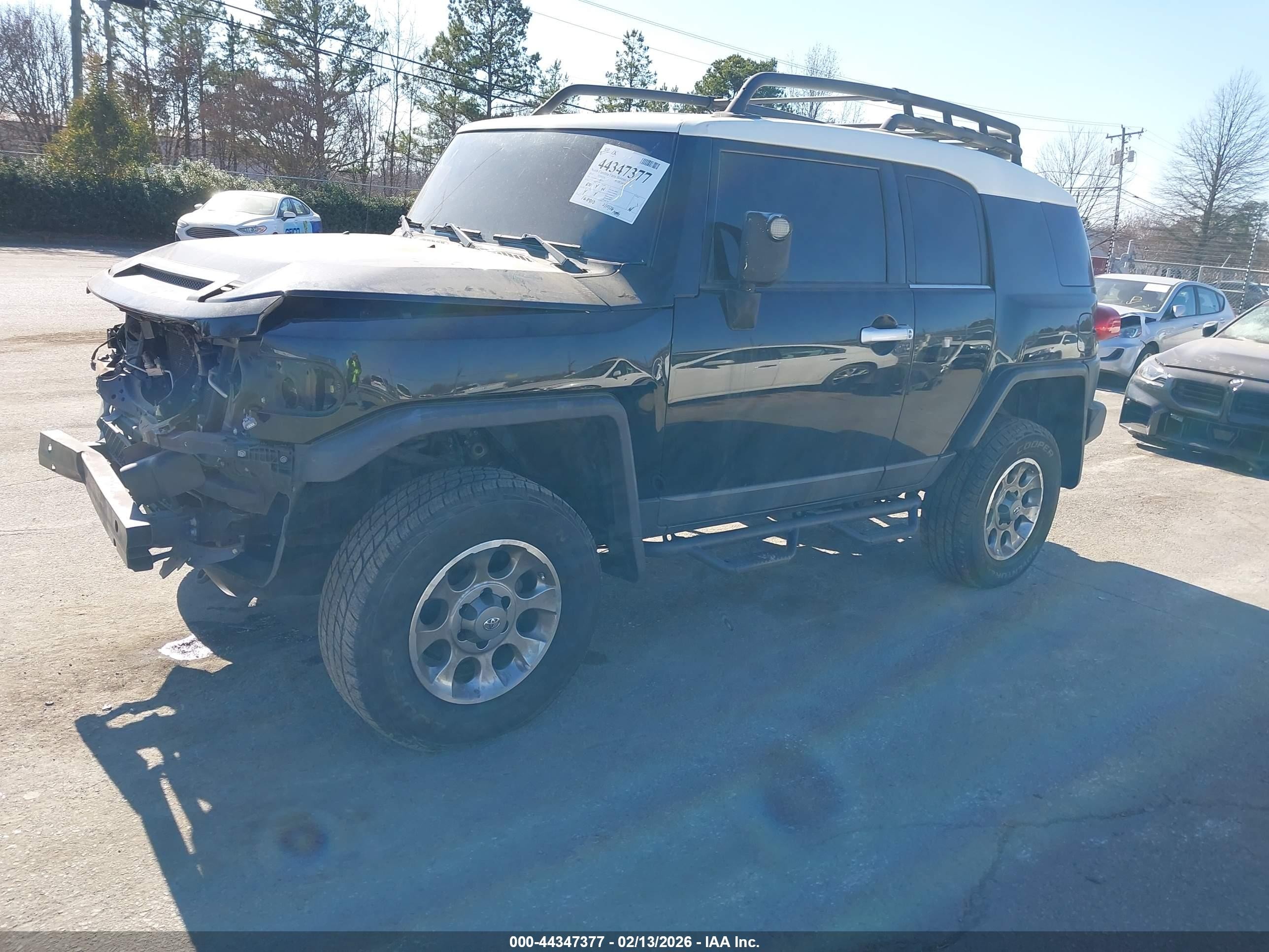 2013 Toyota Fj Cruiser   Black vin: JTEZU4BF8DK012875