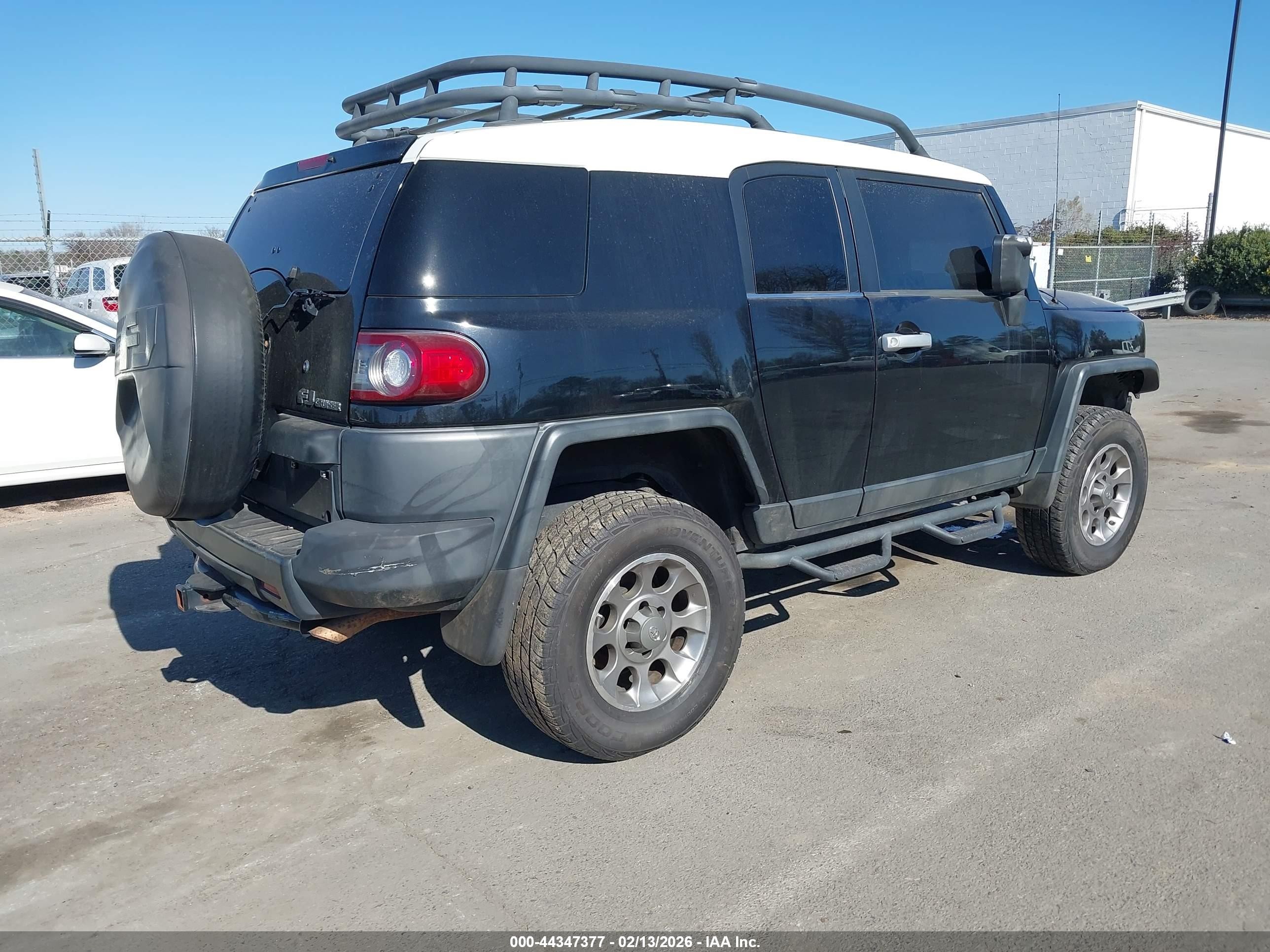 2013 Toyota Fj Cruiser   Black vin: JTEZU4BF8DK012875