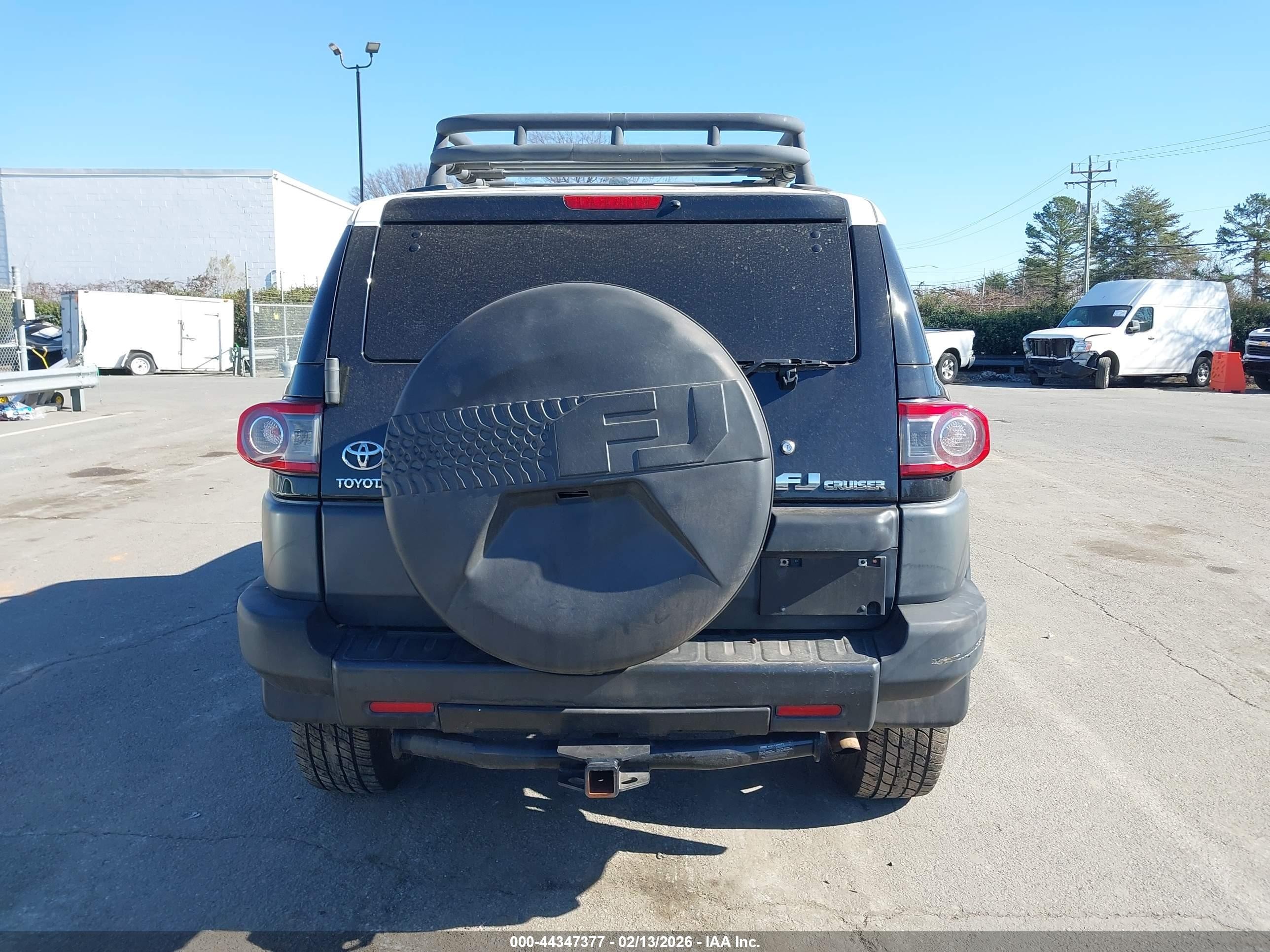 2013 Toyota Fj Cruiser   Black vin: JTEZU4BF8DK012875