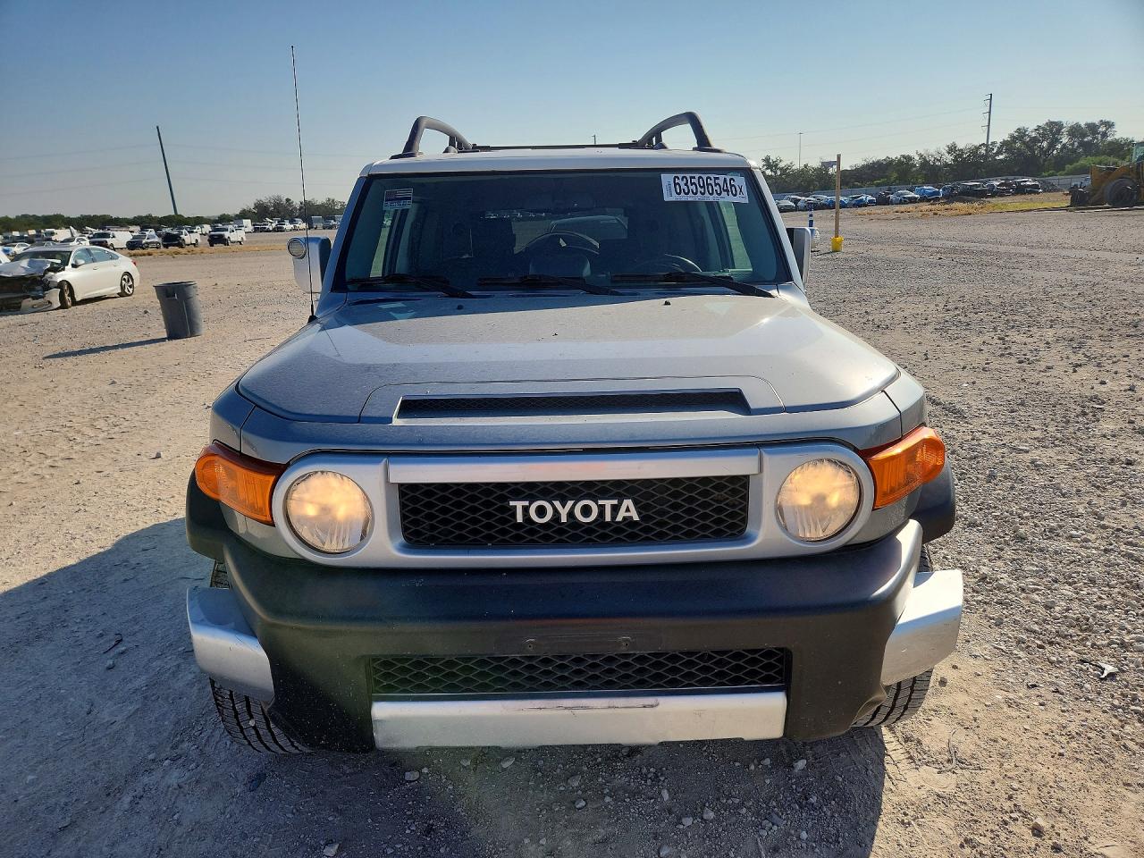 2011 Toyota Fj Cruiser Base Gray vin: JTEZU4BFXBK011496