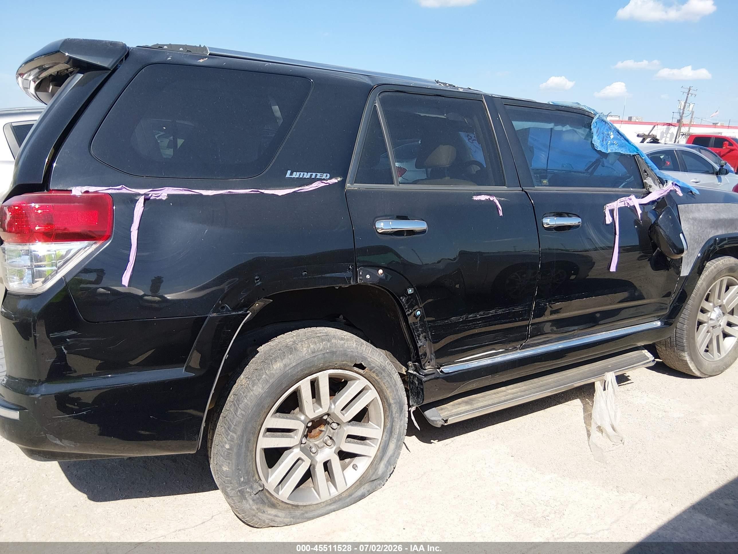 2010 Toyota 4runner Limited V6 Black vin: JTEZU5JR0A5006466