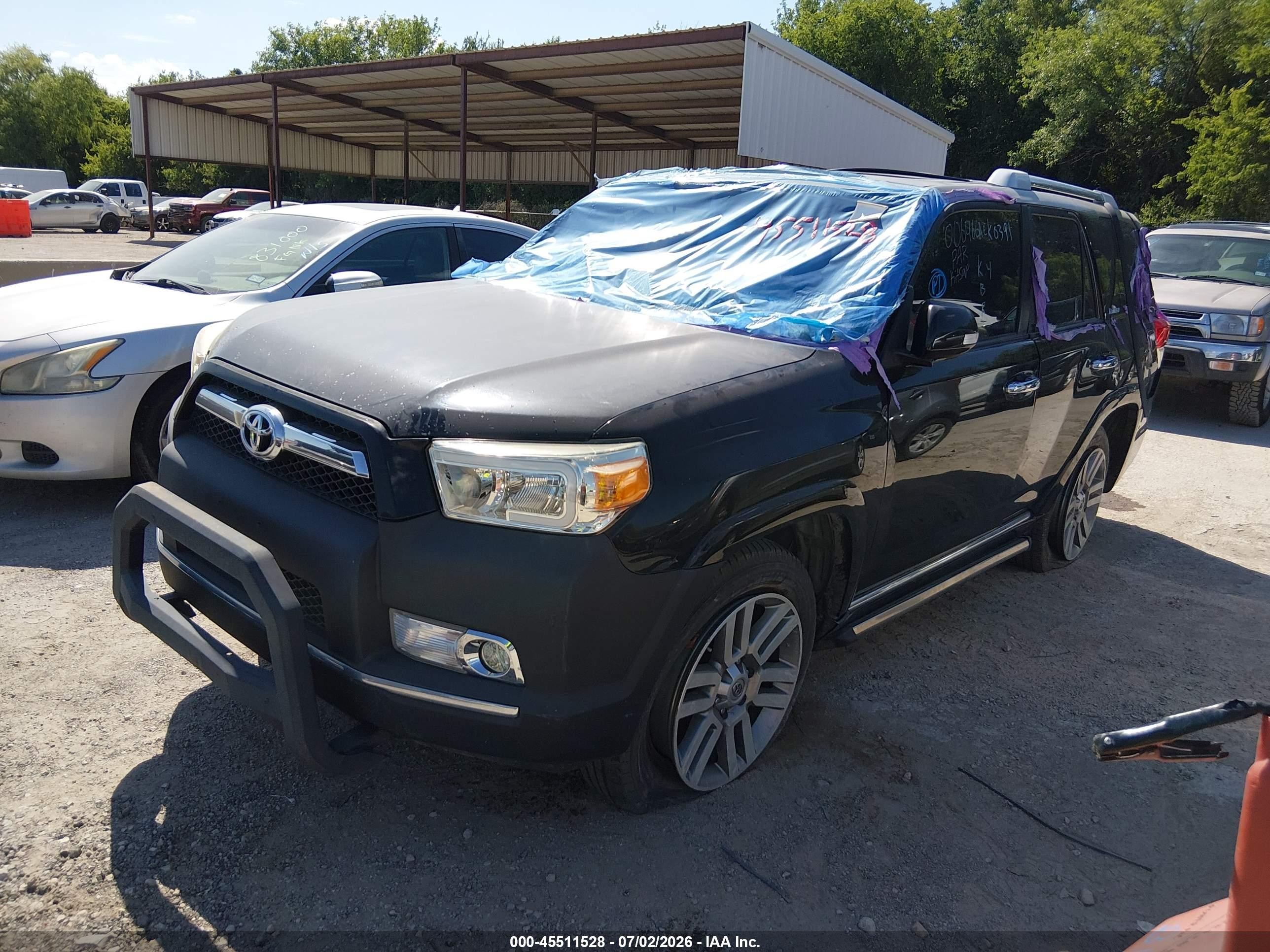 2010 Toyota 4runner Limited V6 Black vin: JTEZU5JR0A5006466