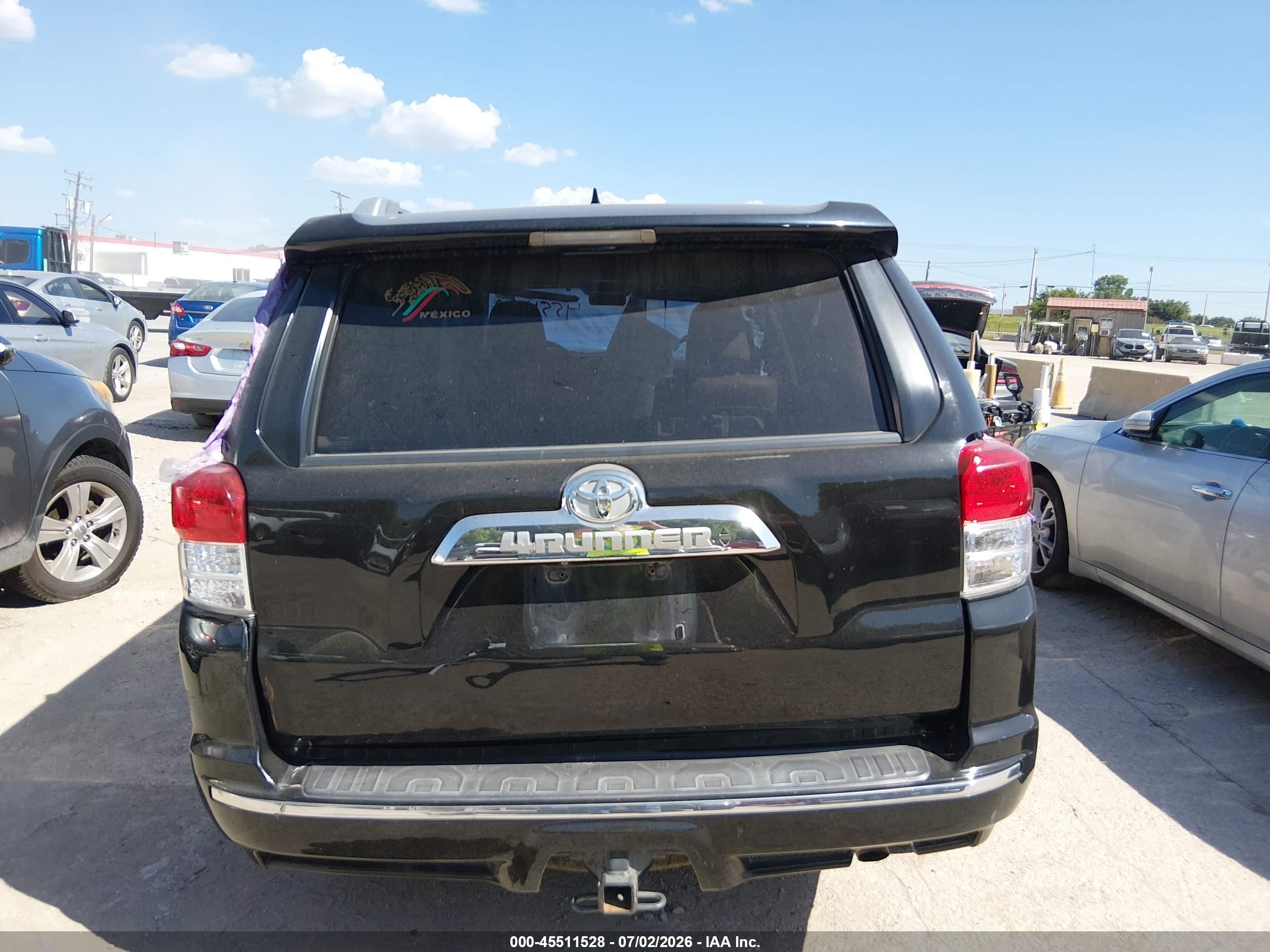 2010 Toyota 4runner Limited V6 Black vin: JTEZU5JR0A5006466