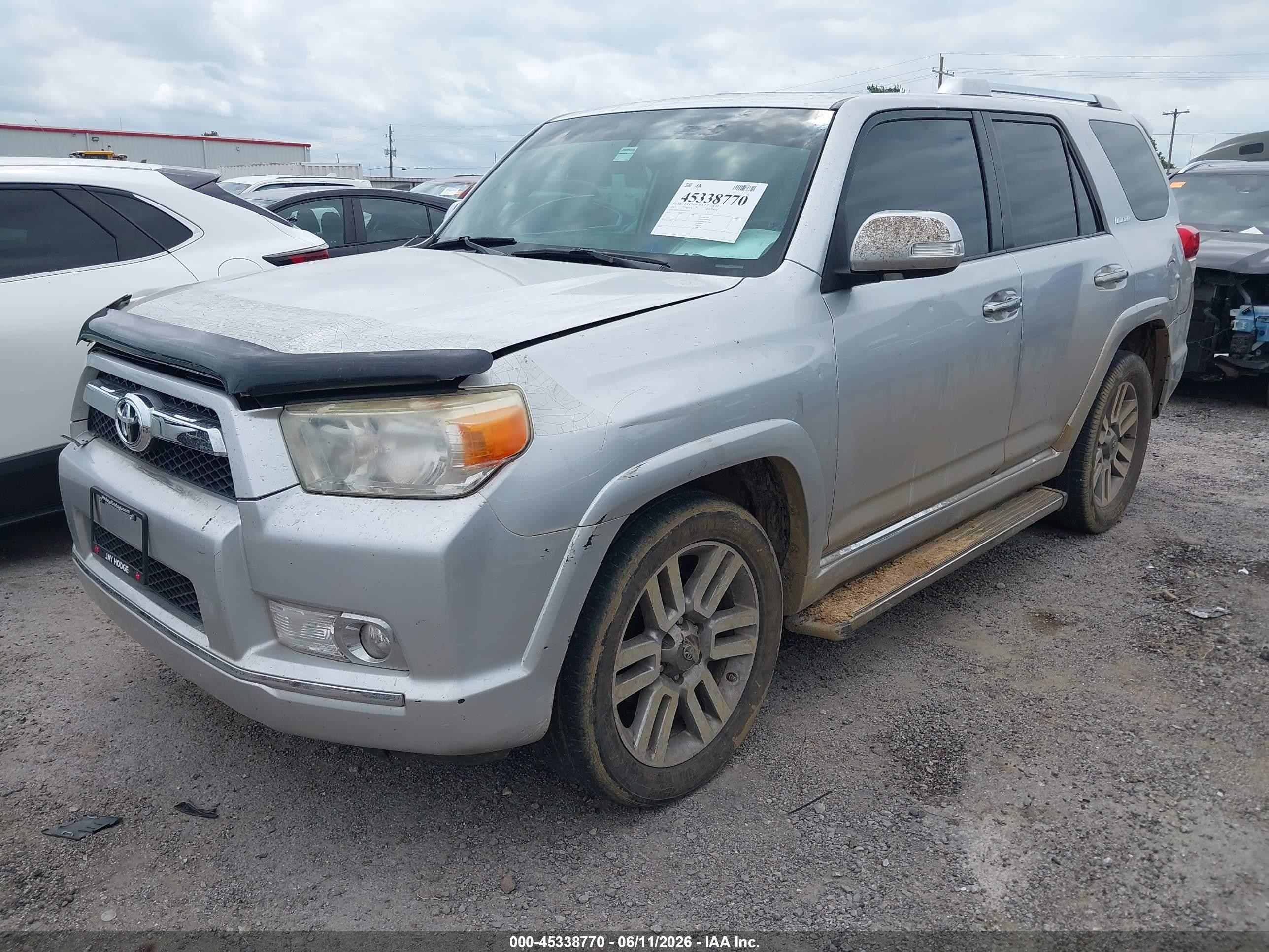 2011 Toyota 4runner Limited V6 Silver vin: JTEZU5JR0B5025293