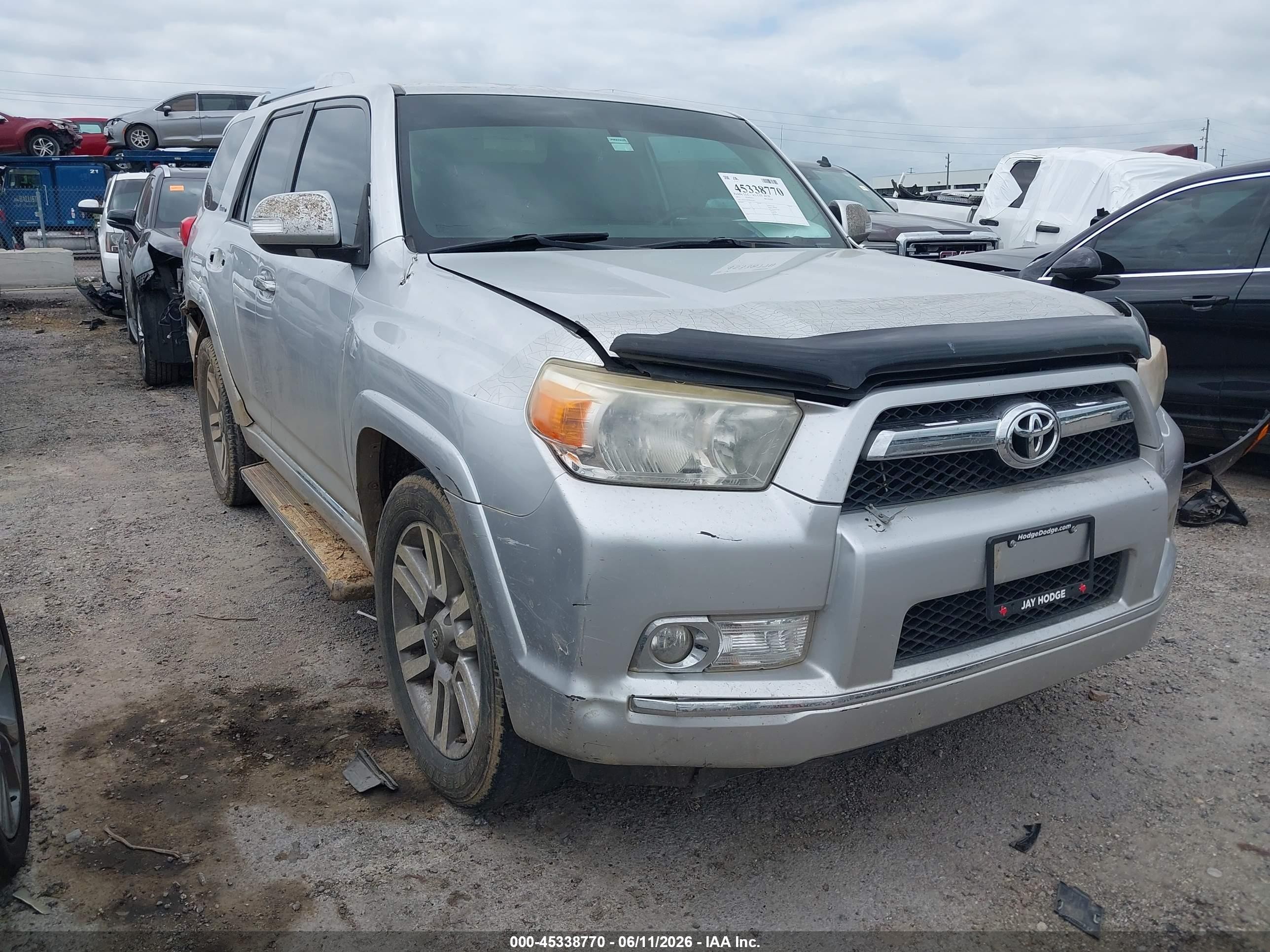 2011 Toyota 4runner Limited V6 Silver vin: JTEZU5JR0B5025293