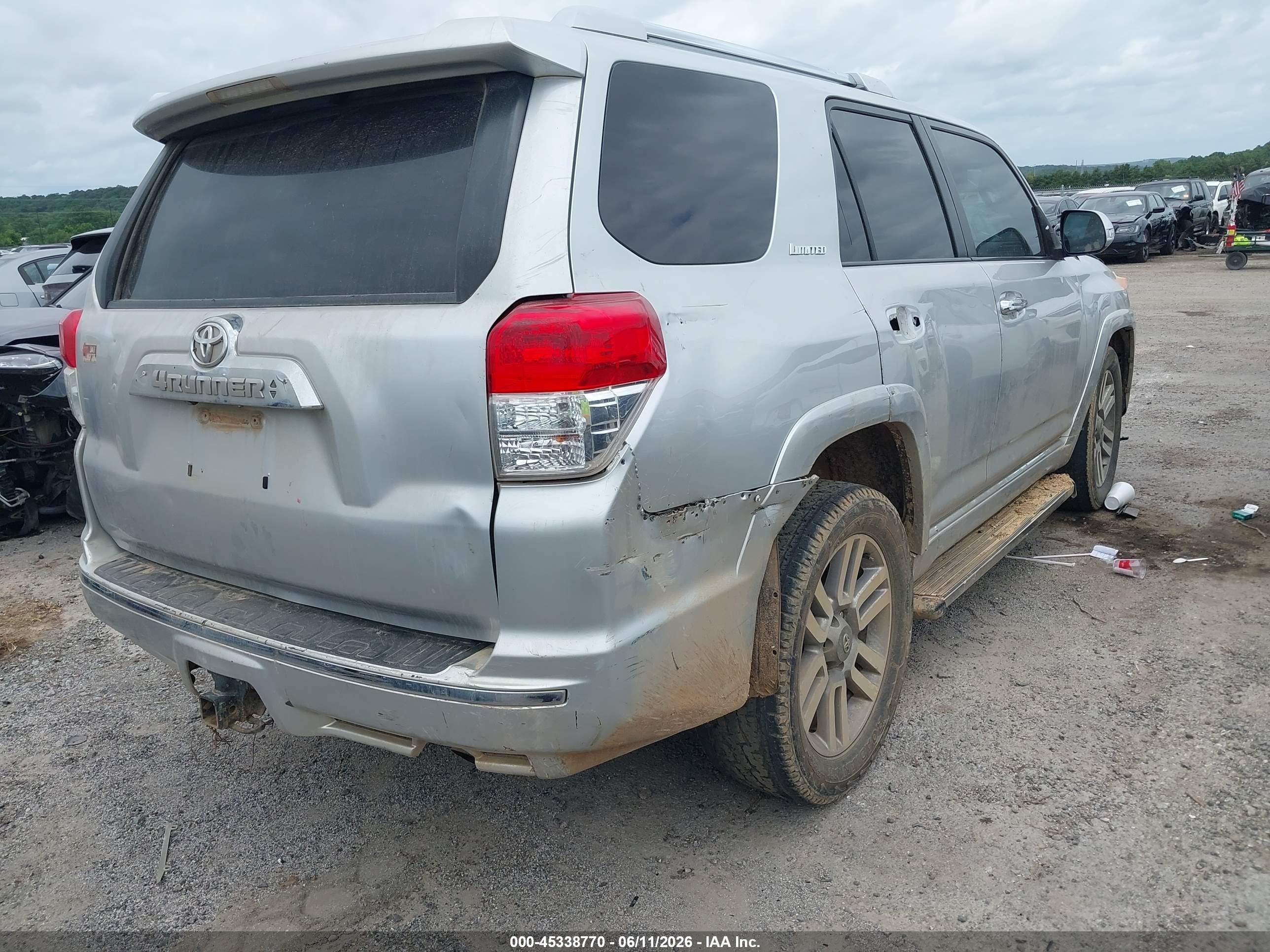 2011 Toyota 4runner Limited V6 Silver vin: JTEZU5JR0B5025293