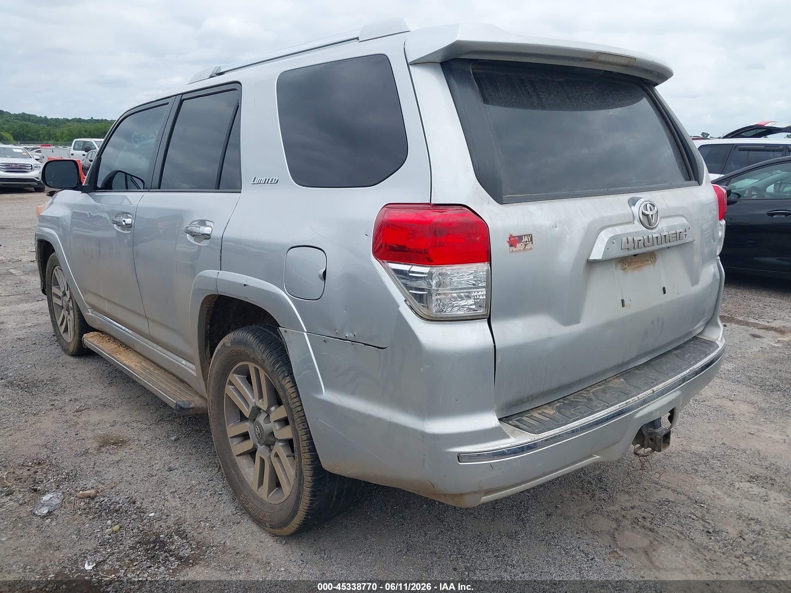 2011 Toyota 4runner Limited V6 Silver vin: JTEZU5JR0B5025293