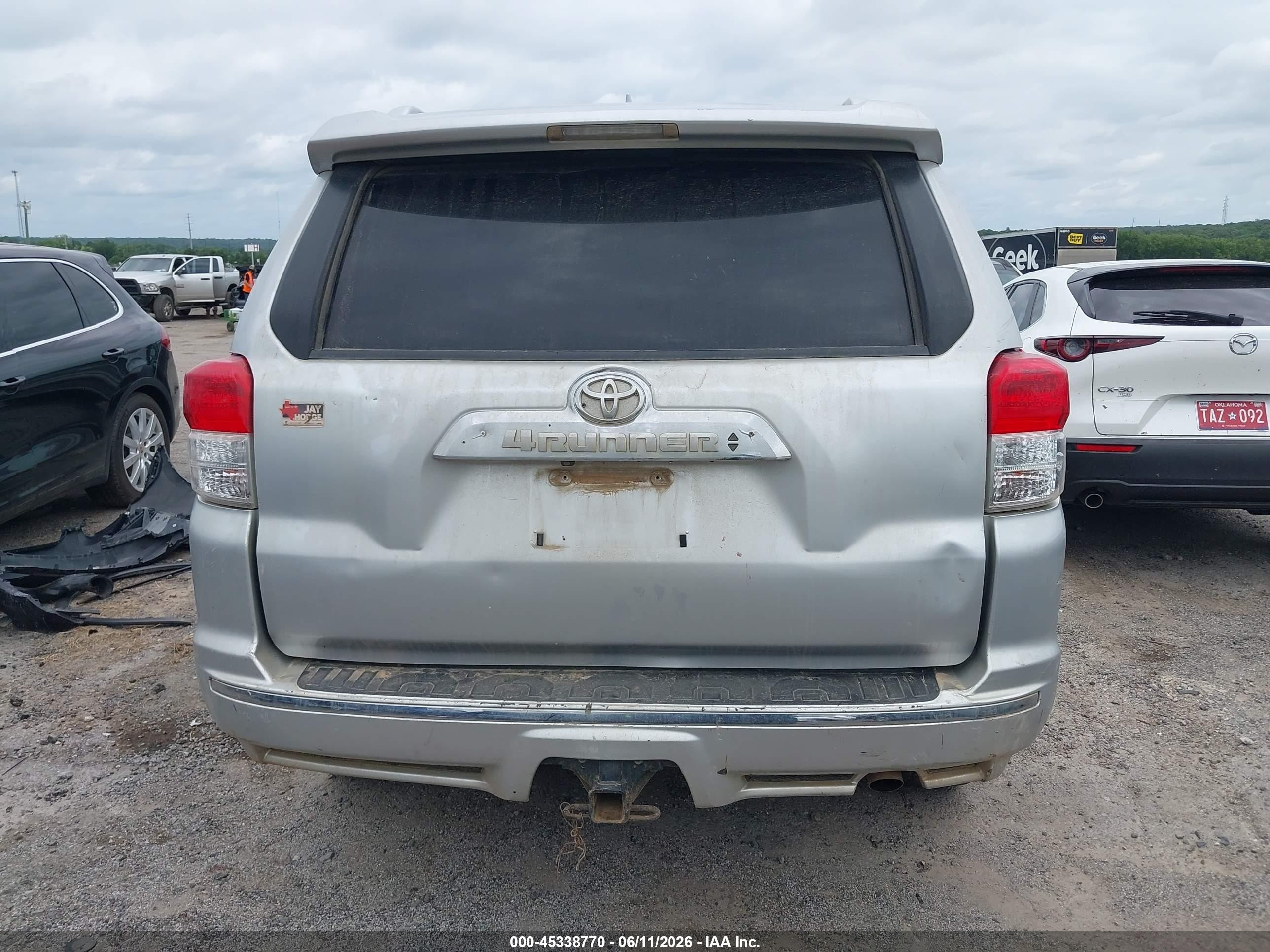 2011 Toyota 4runner Limited V6 Silver vin: JTEZU5JR0B5025293