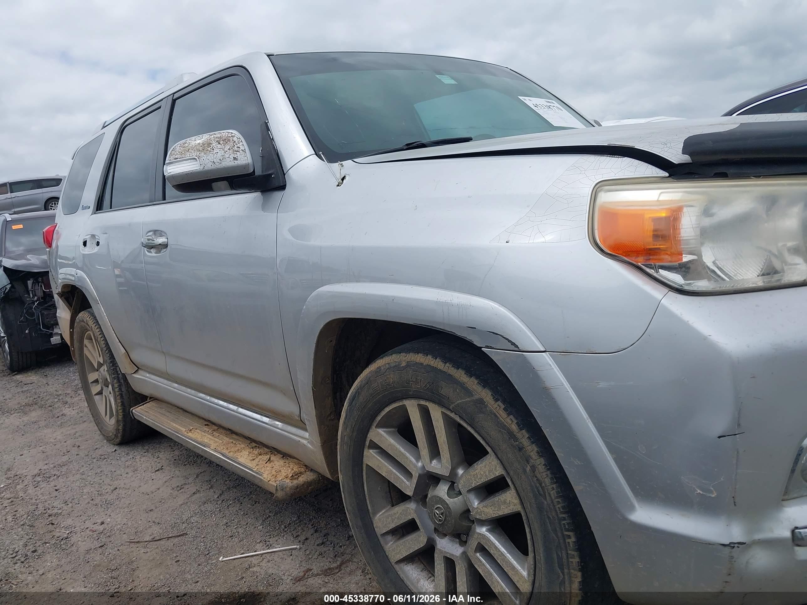 2011 Toyota 4runner Limited V6 Silver vin: JTEZU5JR0B5025293