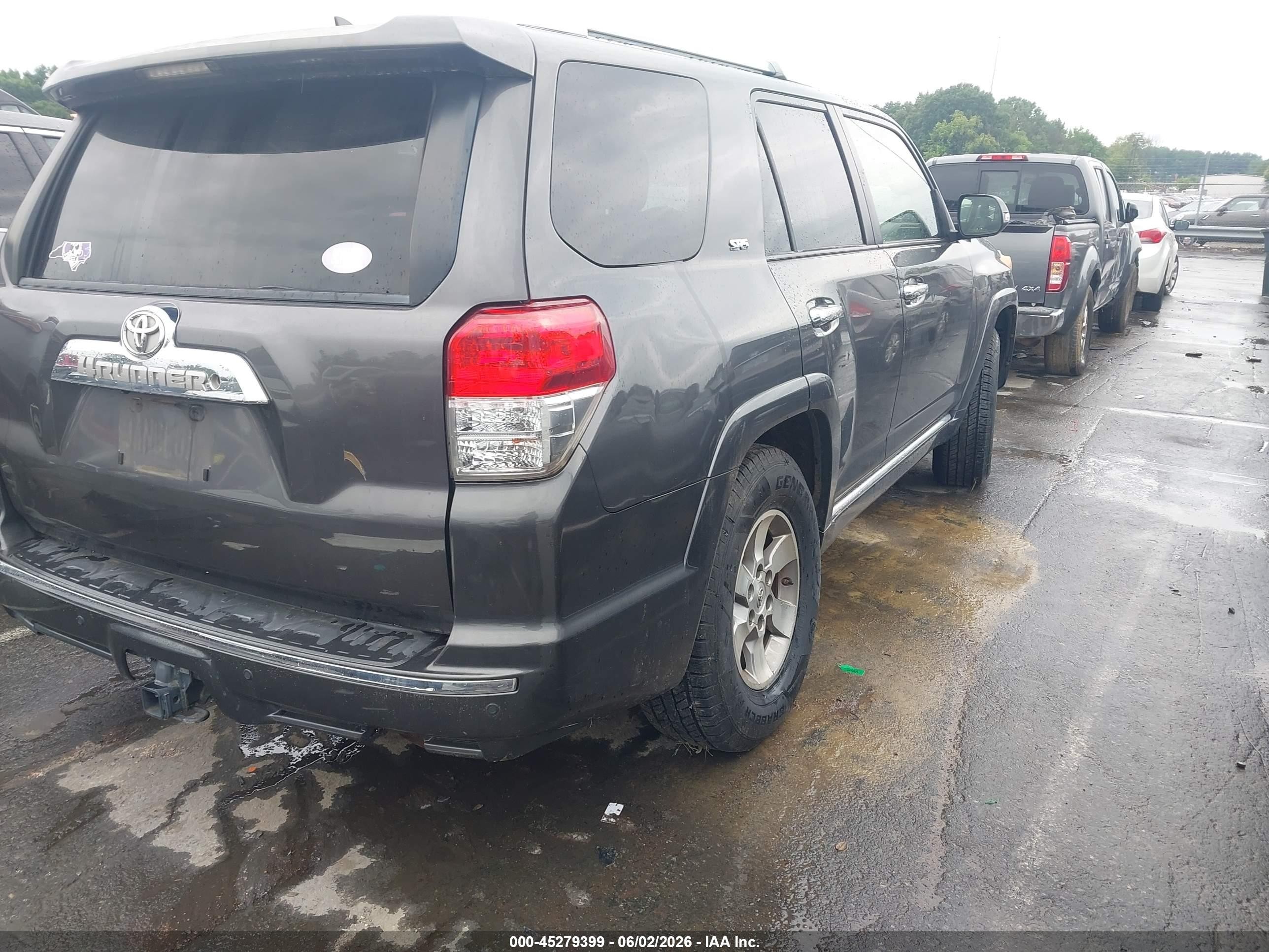 2012 Toyota 4runner Sr5 Gray vin: JTEZU5JR0C5041818