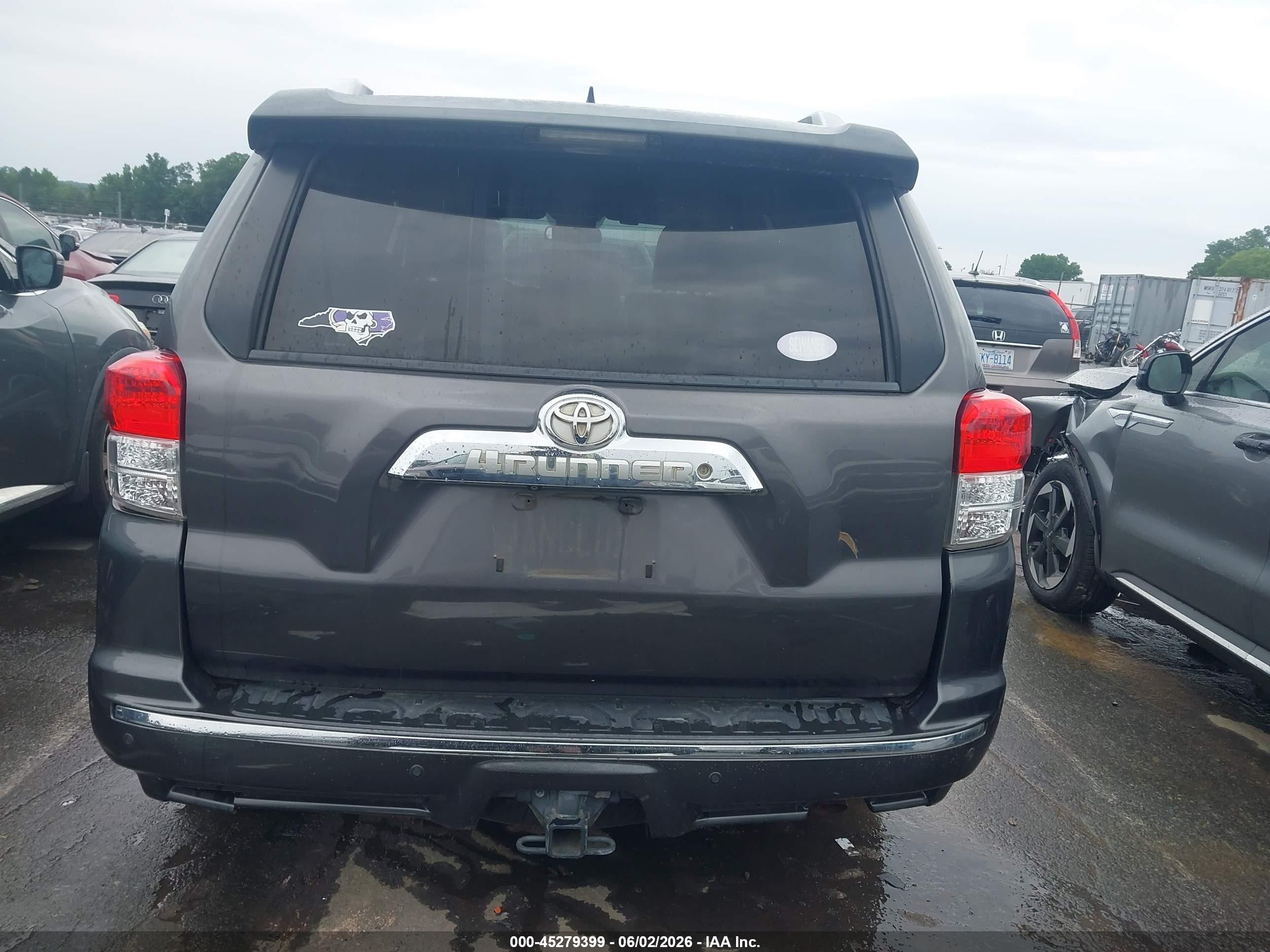 2012 Toyota 4runner Sr5 Gray vin: JTEZU5JR0C5041818