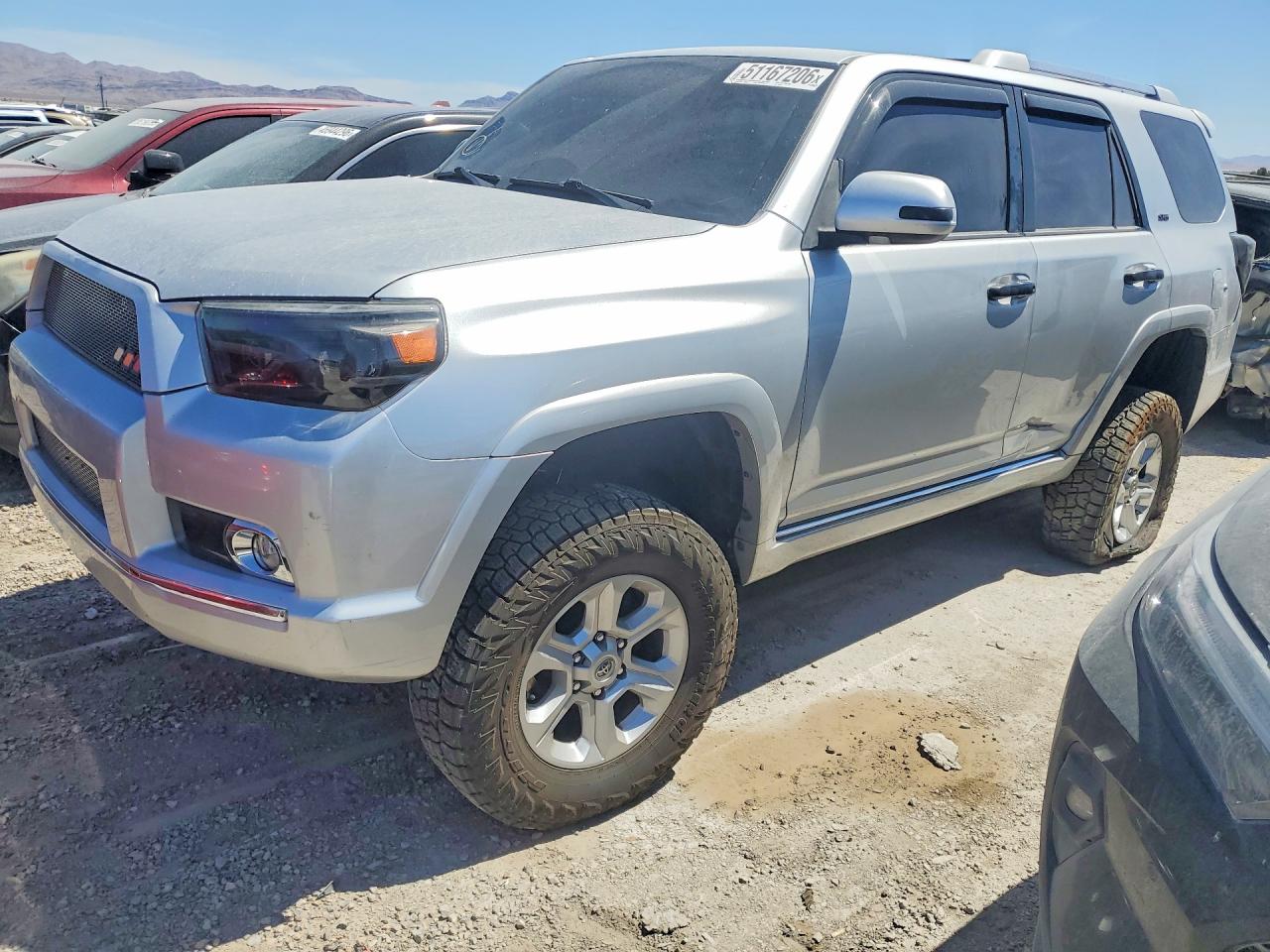 2013 Toyota 4runner Silver vin: JTEZU5JR0D5054294