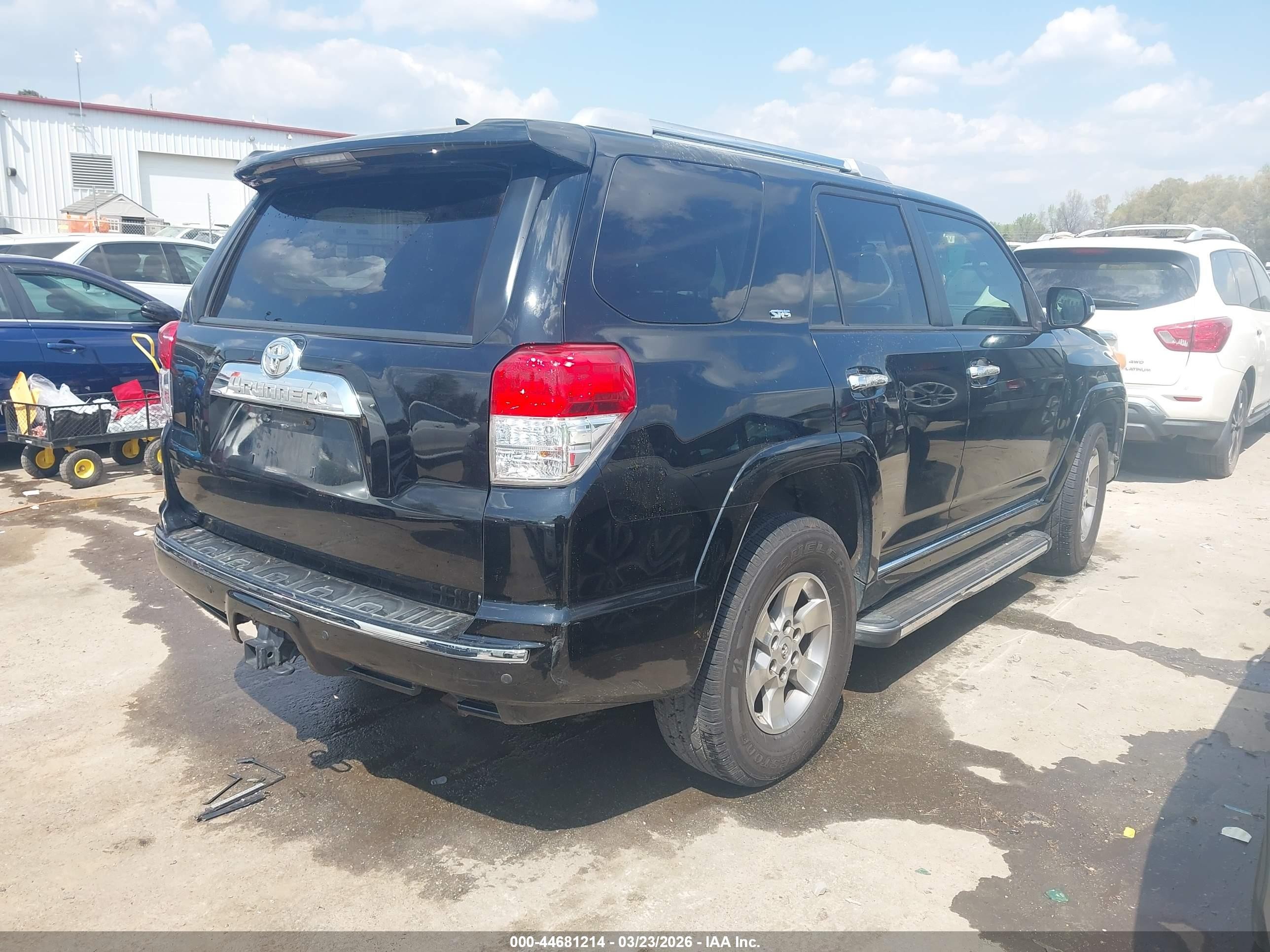 2013 Toyota 4runner Sr5 Black vin: JTEZU5JR0D5060242