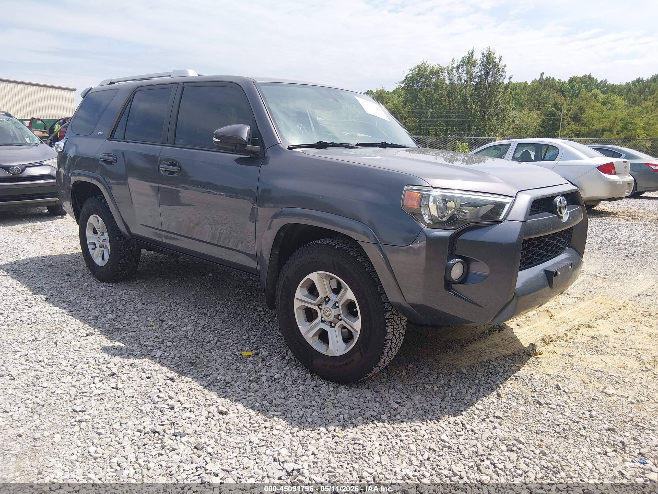 2014 Toyota 4runner Sr5 Premium Gray vin: JTEZU5JR0E5072487