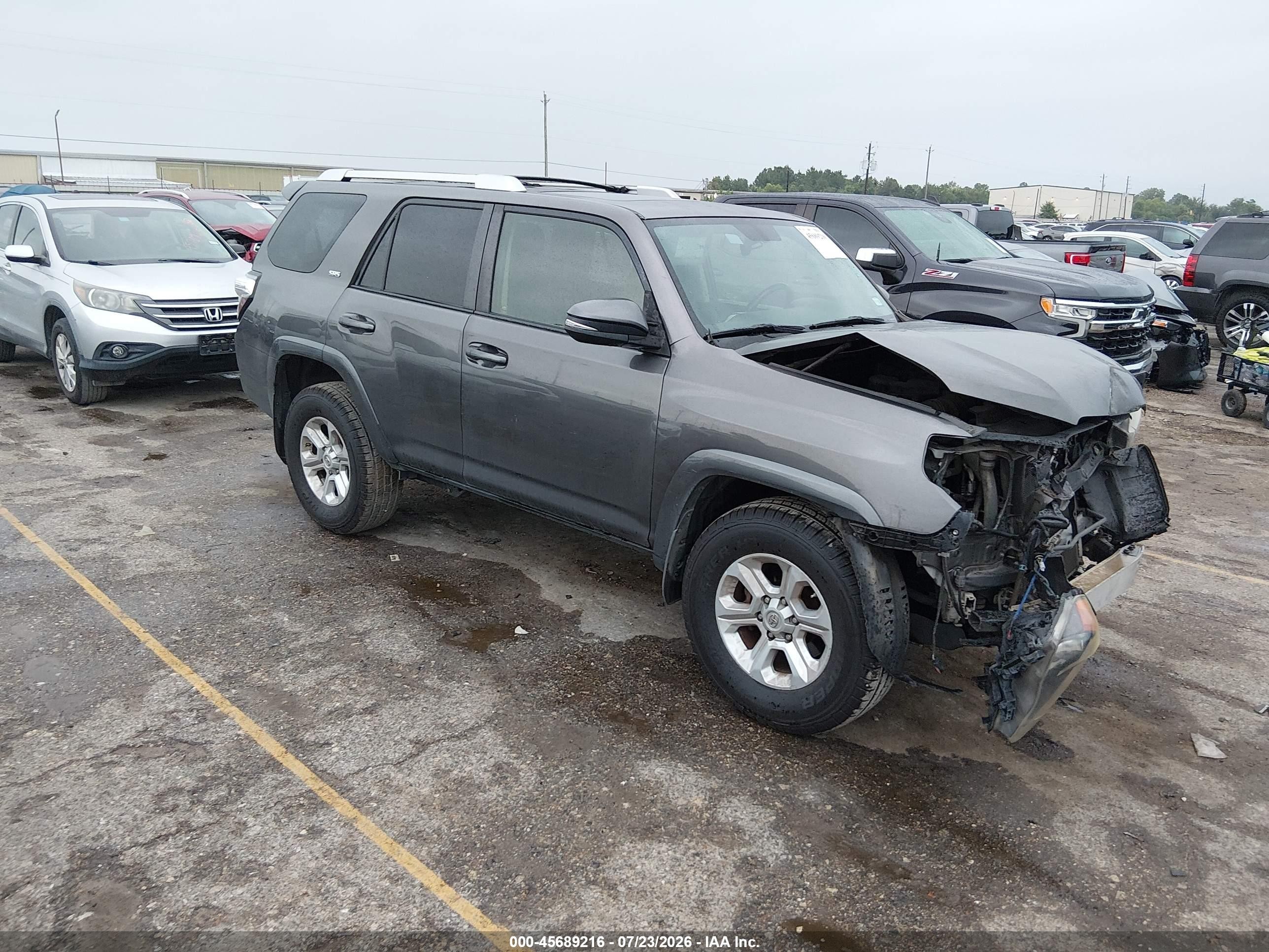 2014 Toyota 4runner Sr5 Premium Серый vin: JTEZU5JR0E5075633