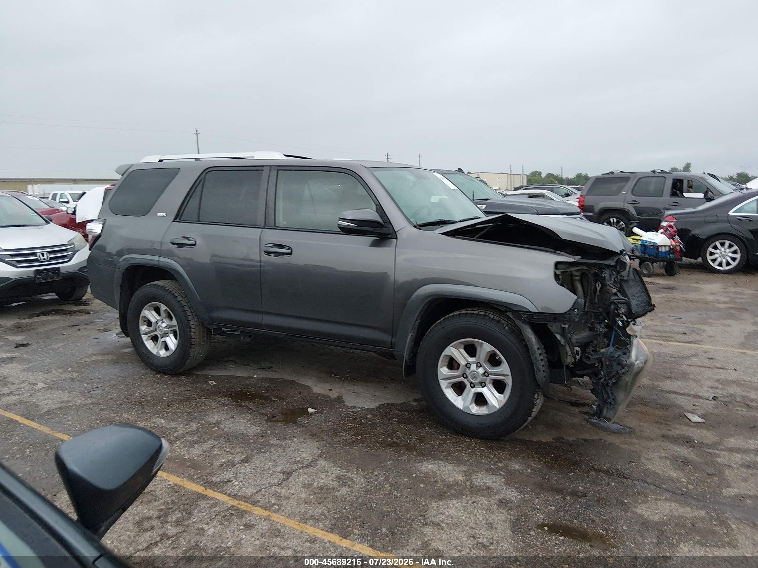 2014 Toyota 4runner Sr5 Premium Gray vin: JTEZU5JR0E5075633