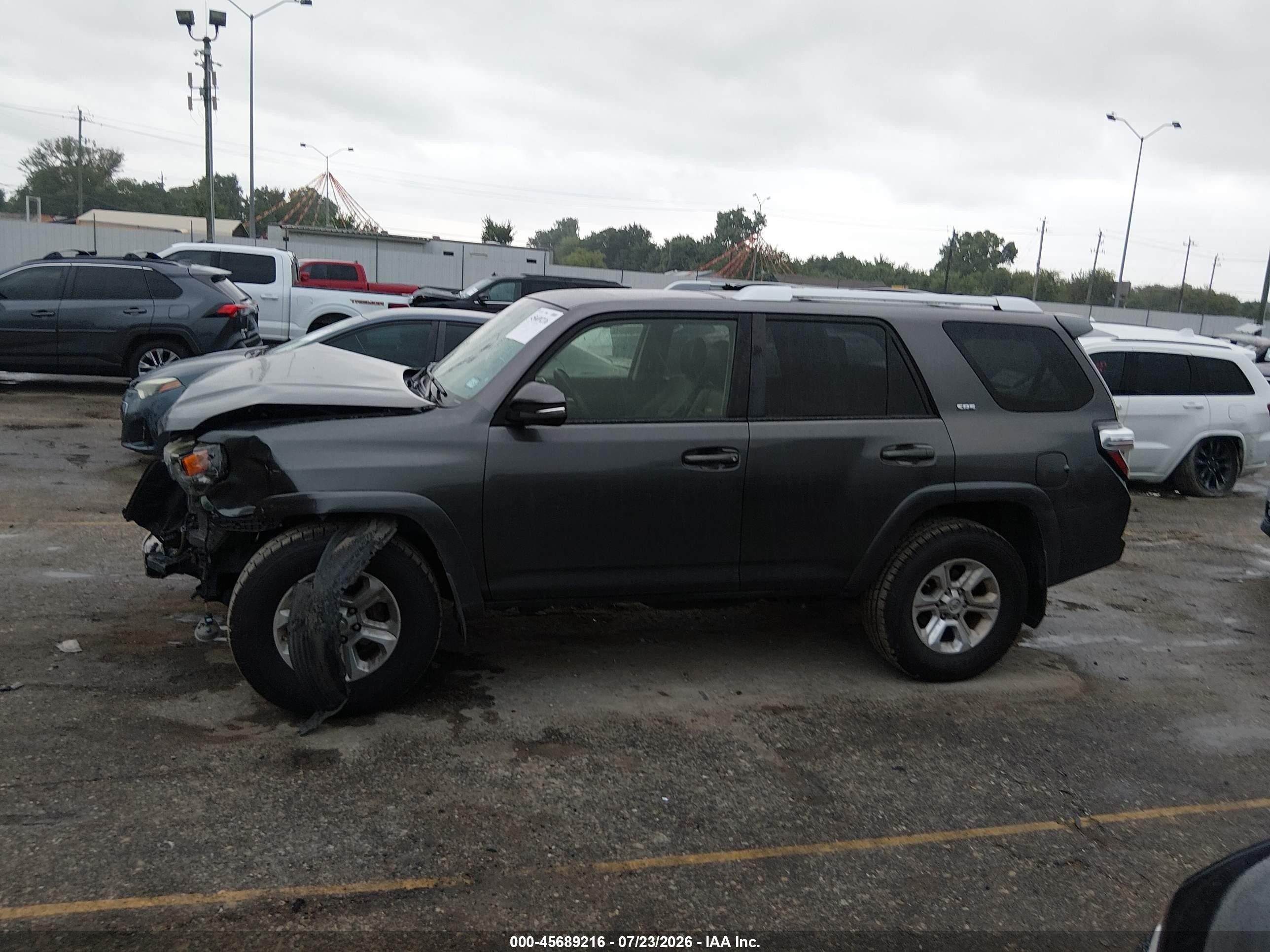 2014 Toyota 4runner Sr5 Premium Gray vin: JTEZU5JR0E5075633