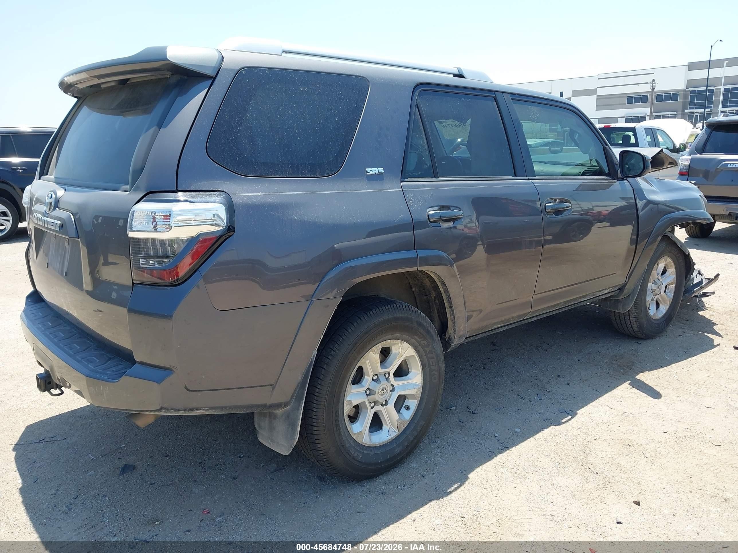 2014 Toyota 4runner Sr5 Gray vin: JTEZU5JR0E5077379