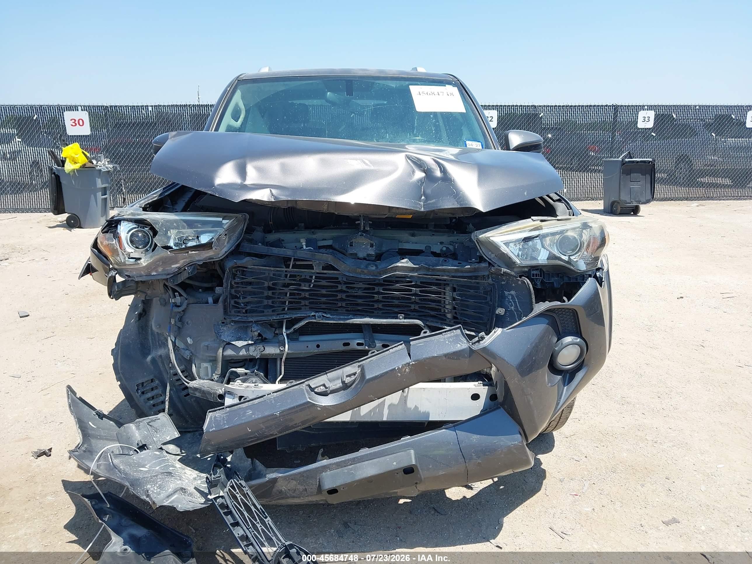 2014 Toyota 4runner Sr5 Gray vin: JTEZU5JR0E5077379