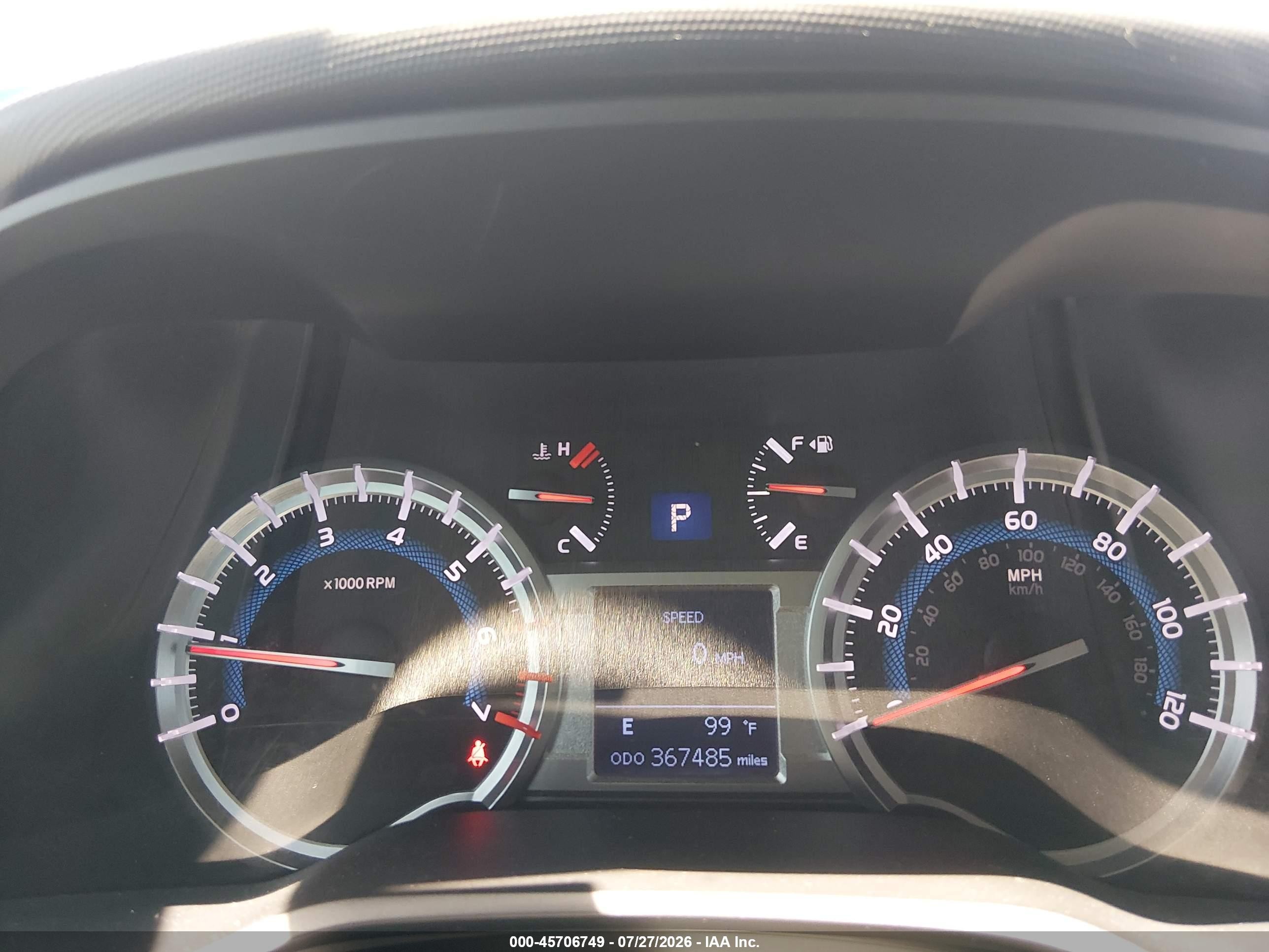 2014 Toyota 4runner Sr5 Premium White vin: JTEZU5JR0E5079746