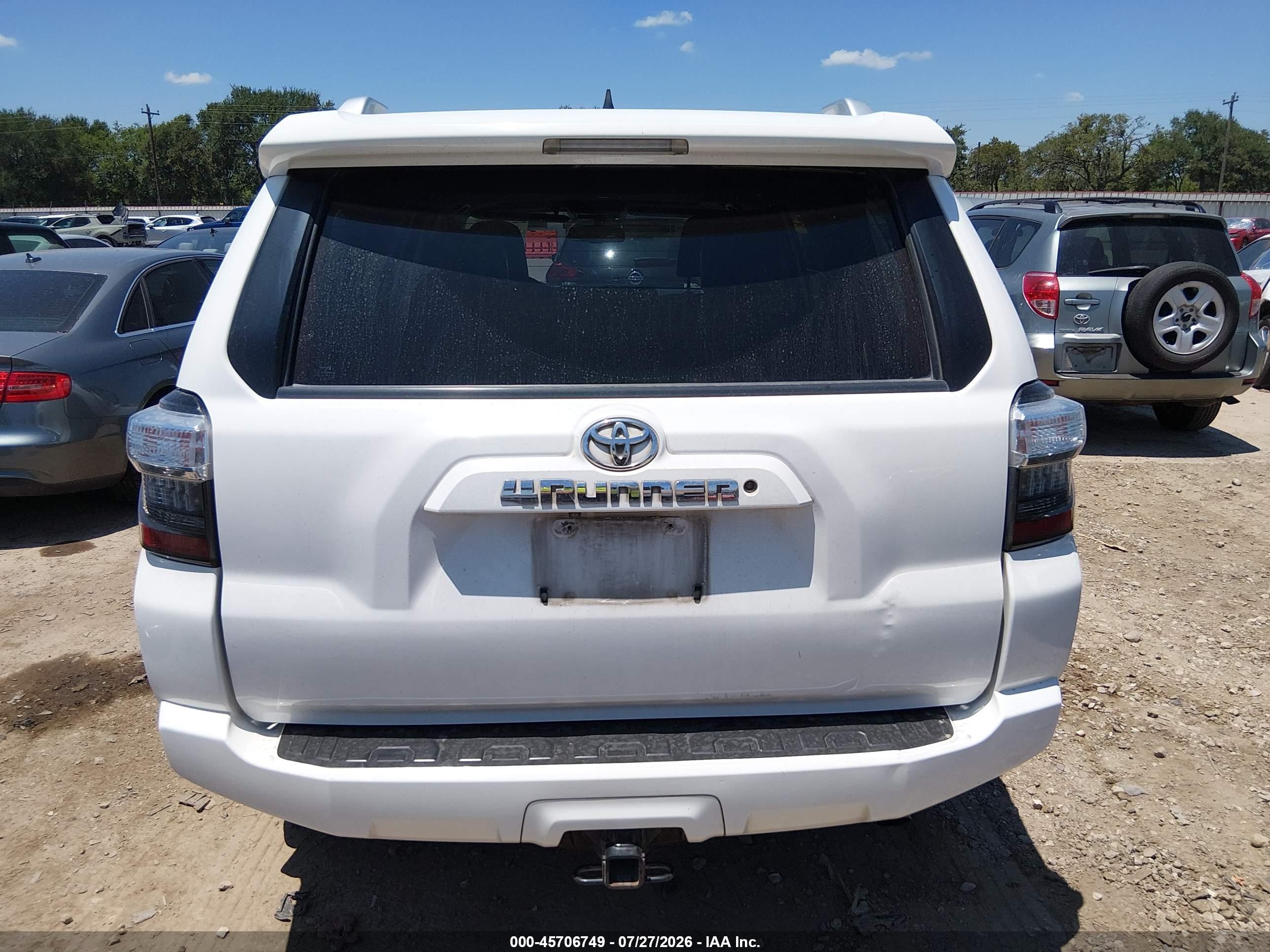2014 Toyota 4runner Sr5 Premium White vin: JTEZU5JR0E5079746