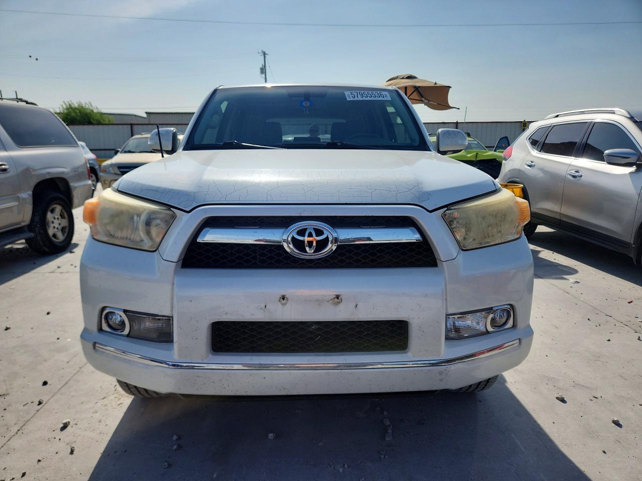 2012 Toyota 4runner Sr5 White vin: JTEZU5JR1C5034019