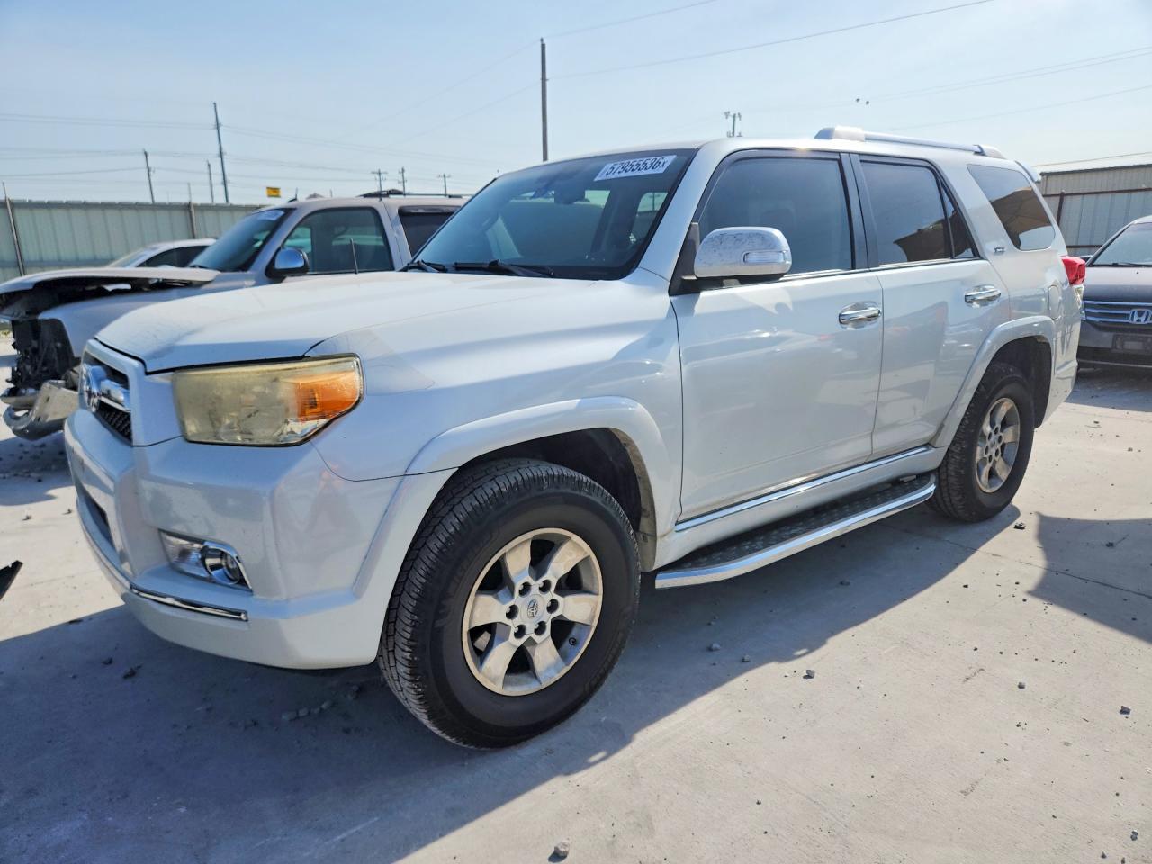 2012 Toyota 4runner Sr5 White vin: JTEZU5JR1C5034019