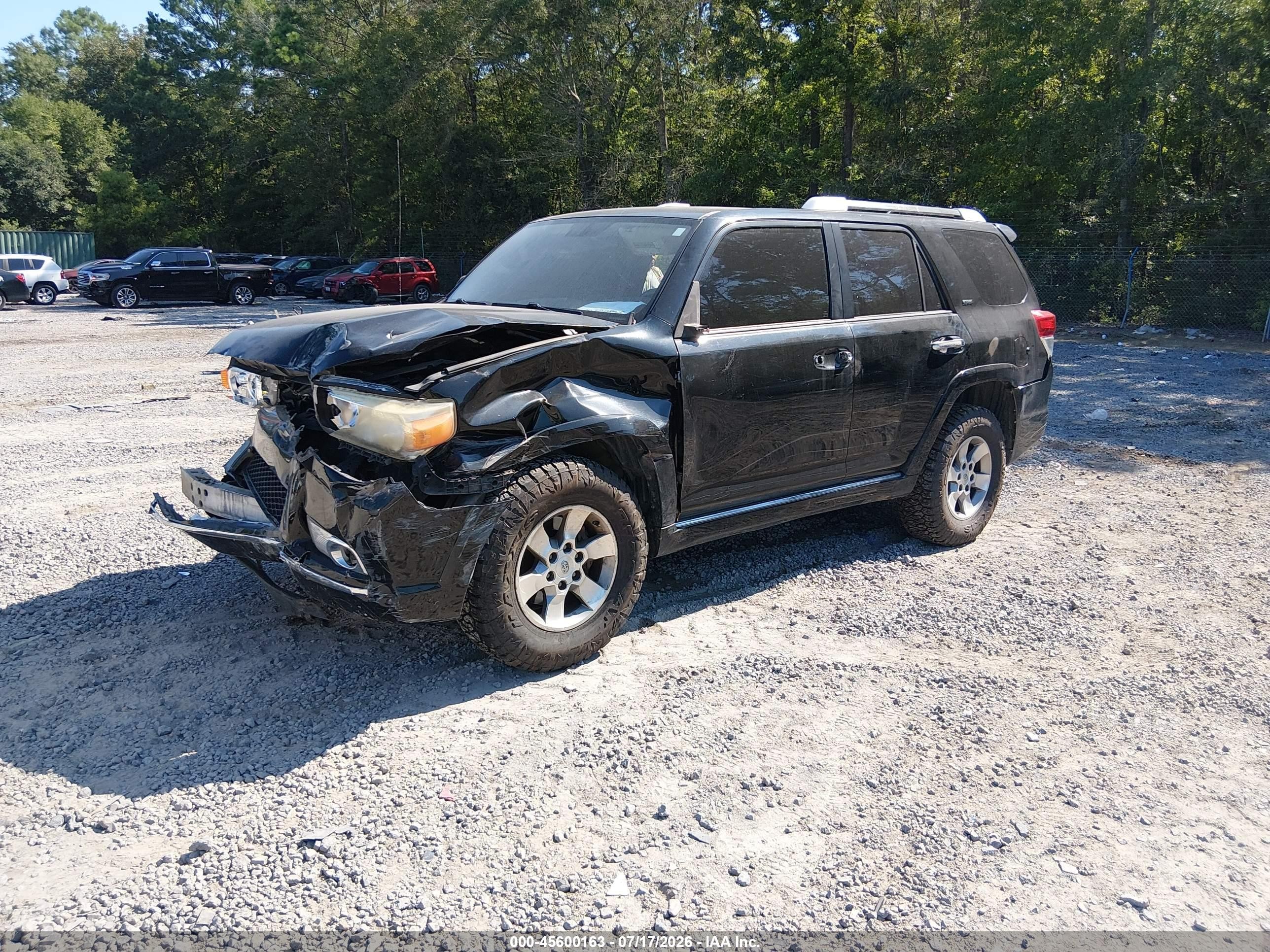 2012 Toyota 4runner Sr5 Black vin: JTEZU5JR1C5043240