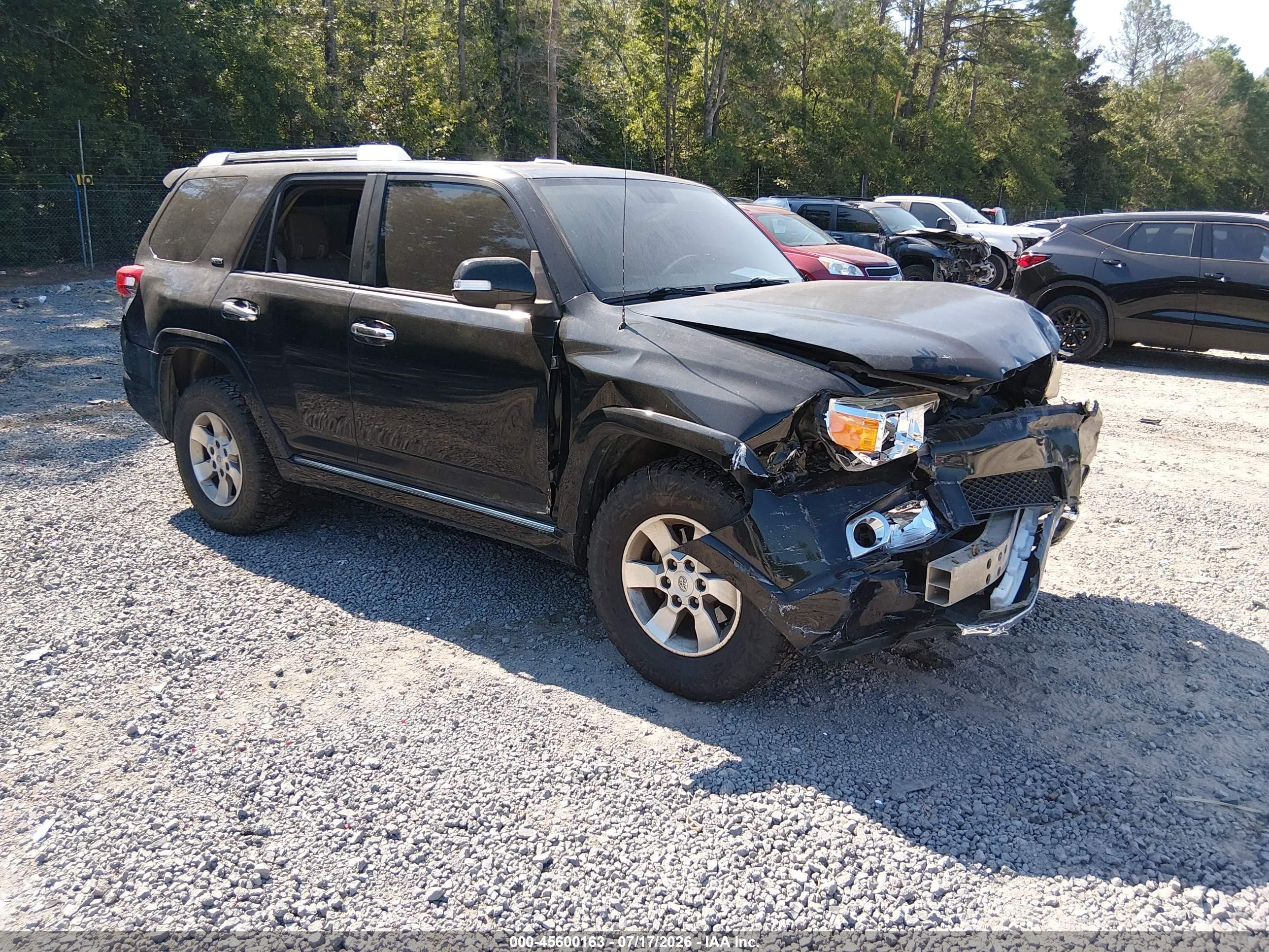 2012 Toyota 4runner Sr5 Black vin: JTEZU5JR1C5043240