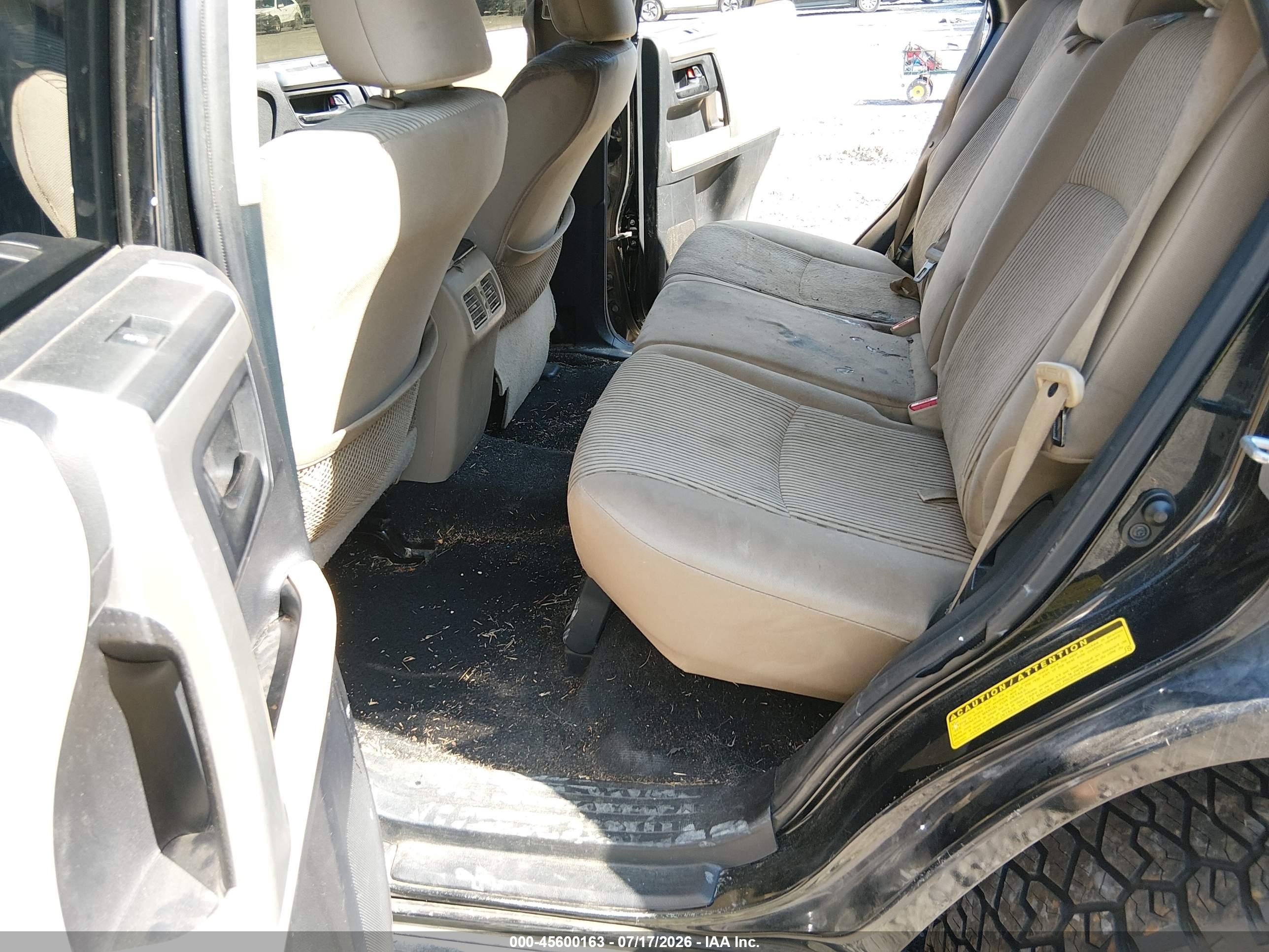 2012 Toyota 4runner Sr5 Black vin: JTEZU5JR1C5043240