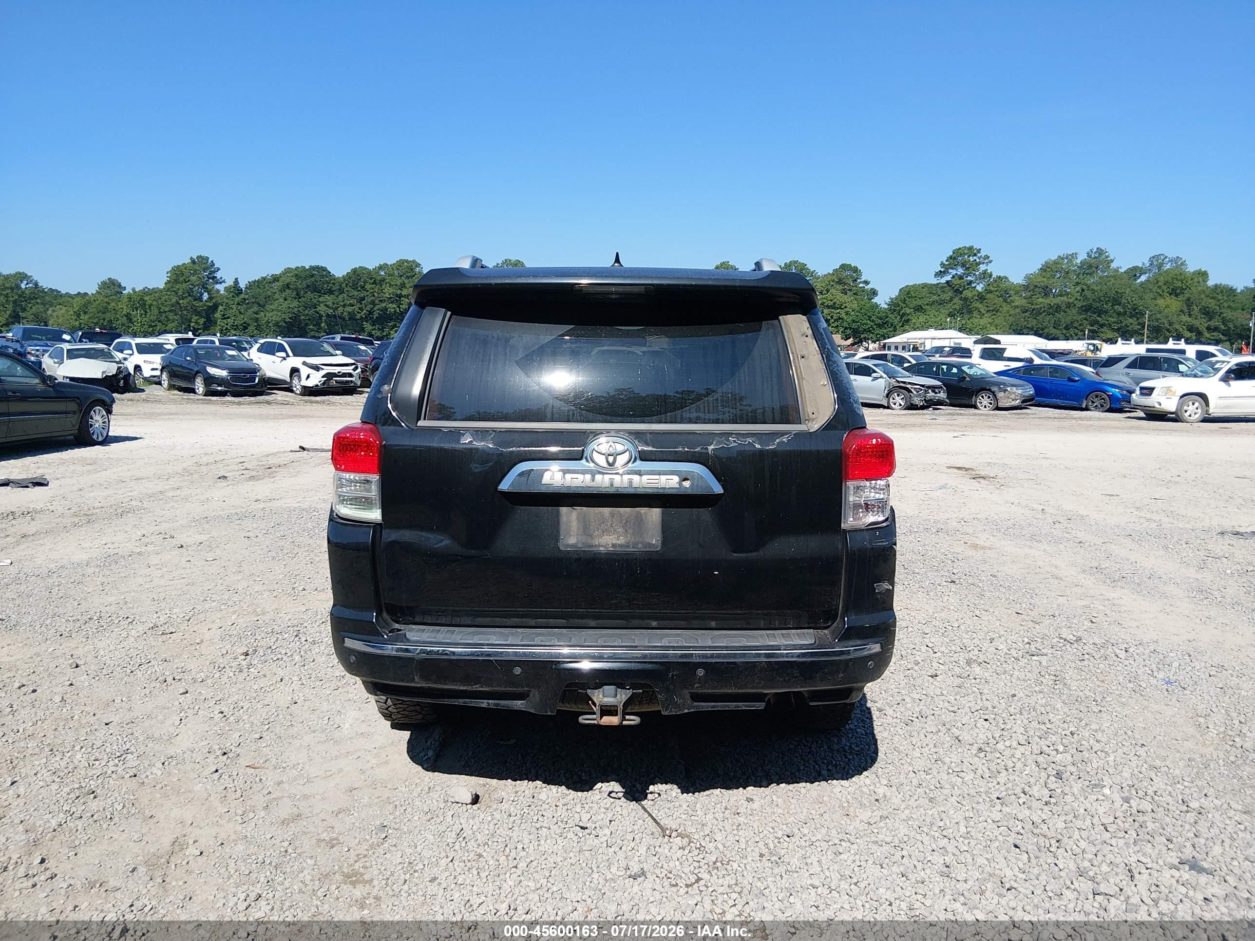 2012 Toyota 4runner Sr5 Black vin: JTEZU5JR1C5043240